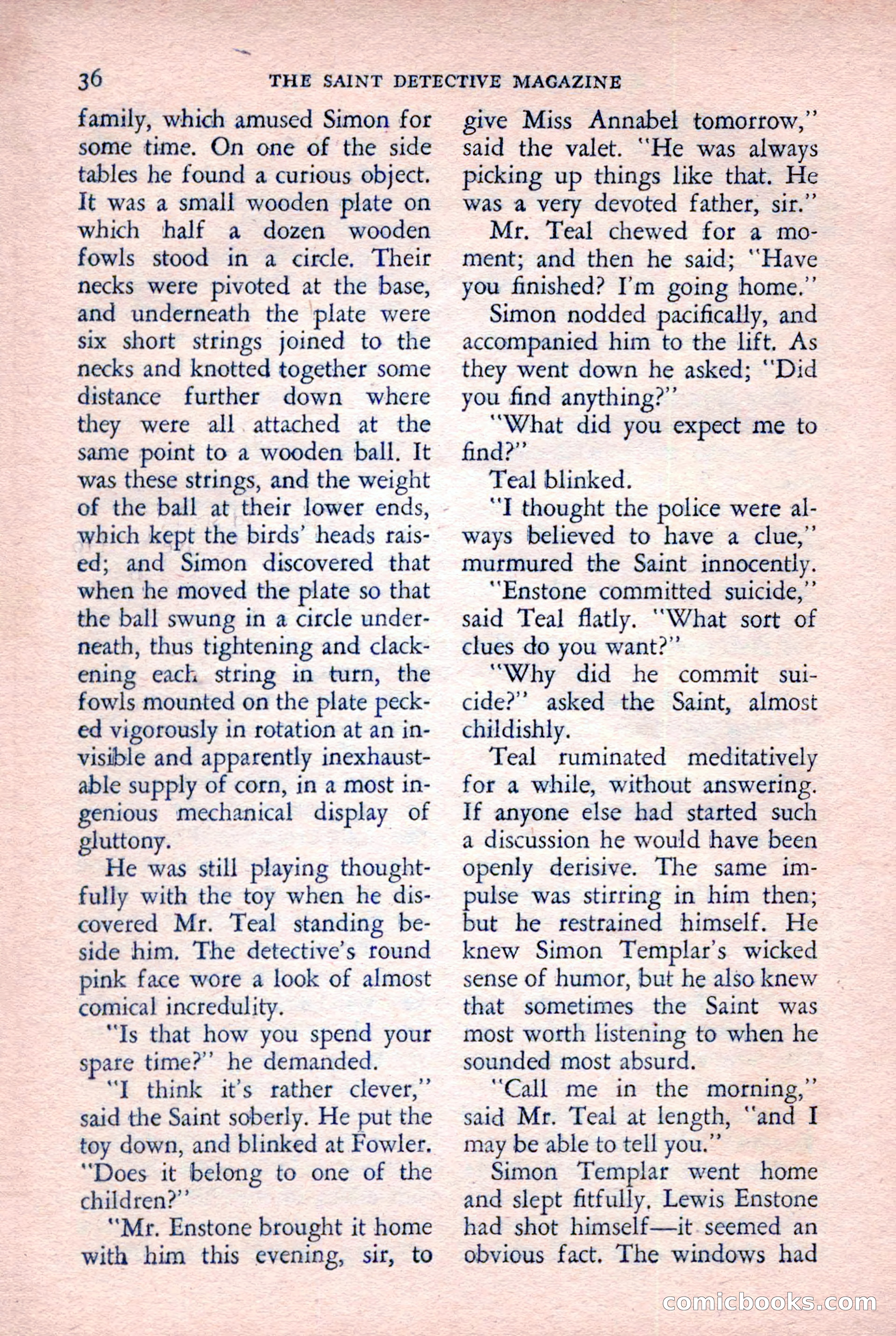 The Saint Detective Magazine — page 38 of 148