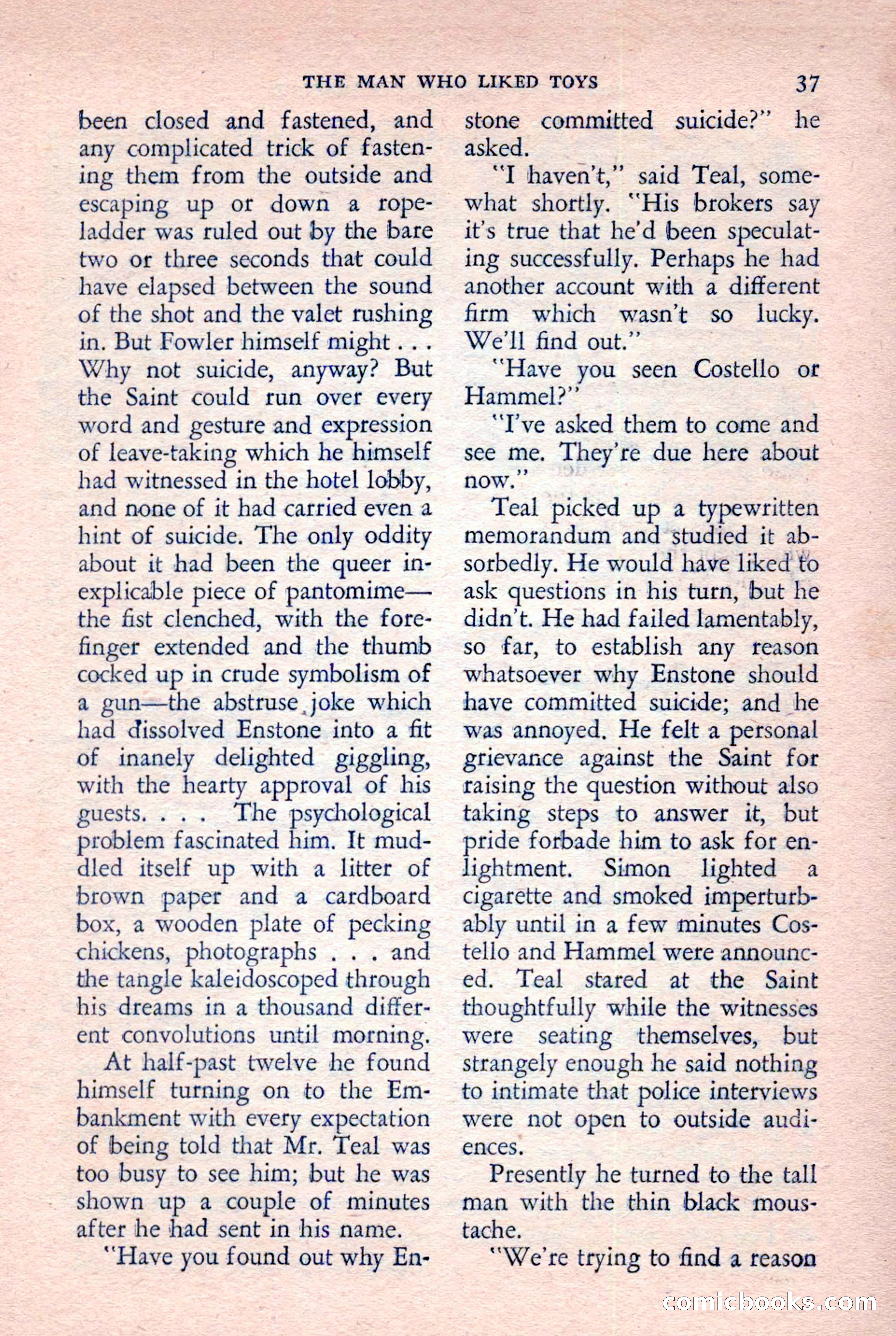 The Saint Detective Magazine — page 39 of 148