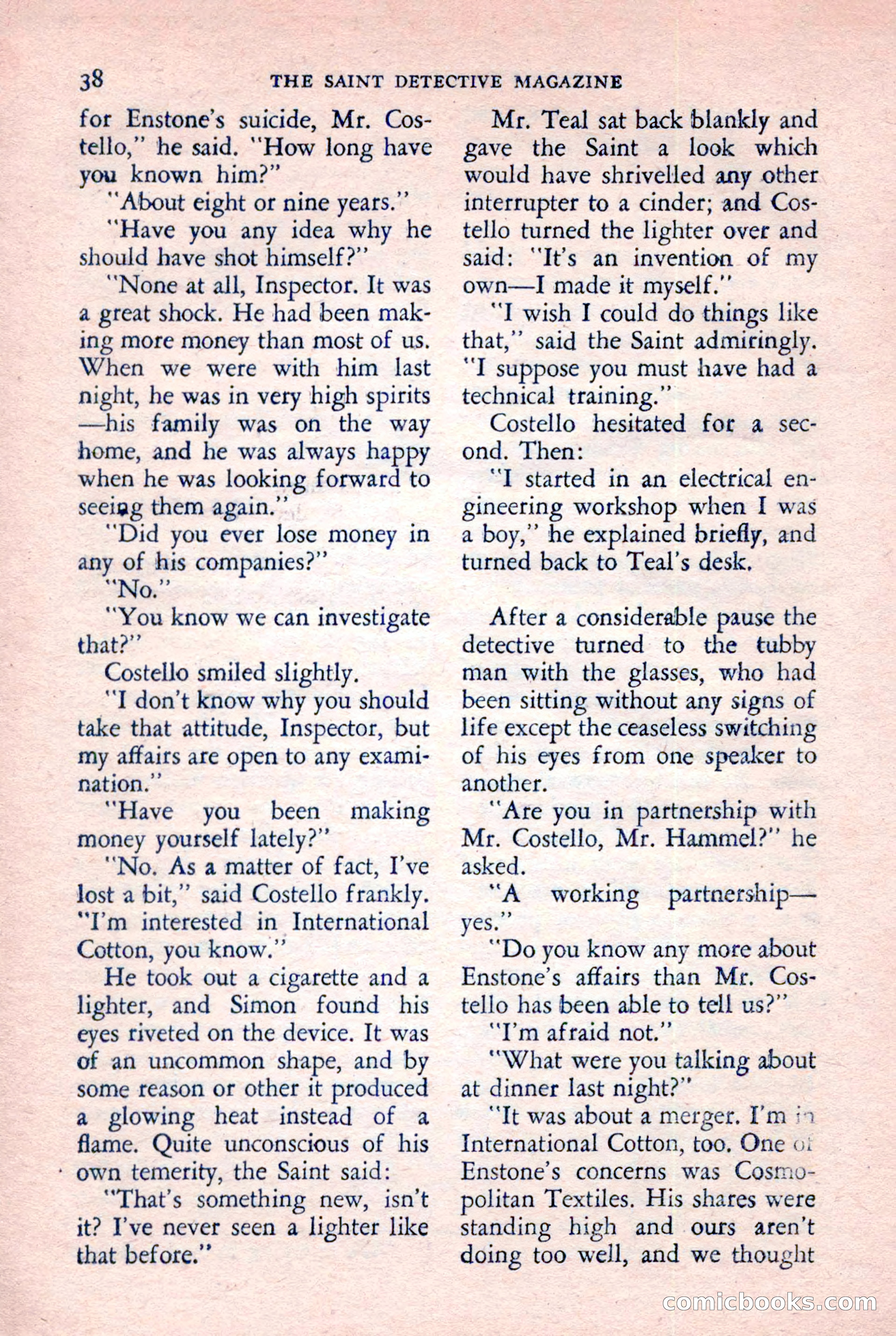 The Saint Detective Magazine — page 40 of 148