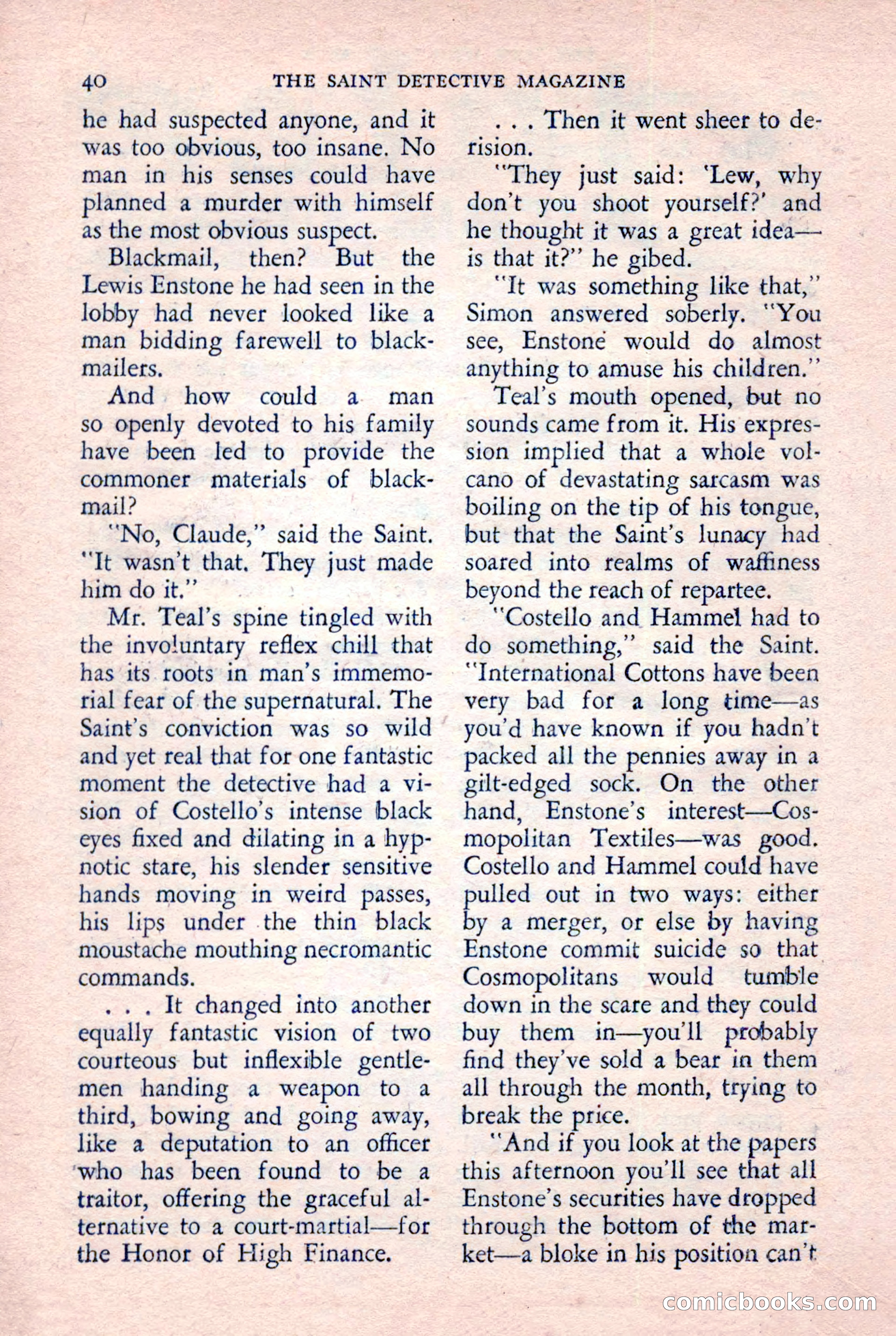The Saint Detective Magazine — page 42 of 148