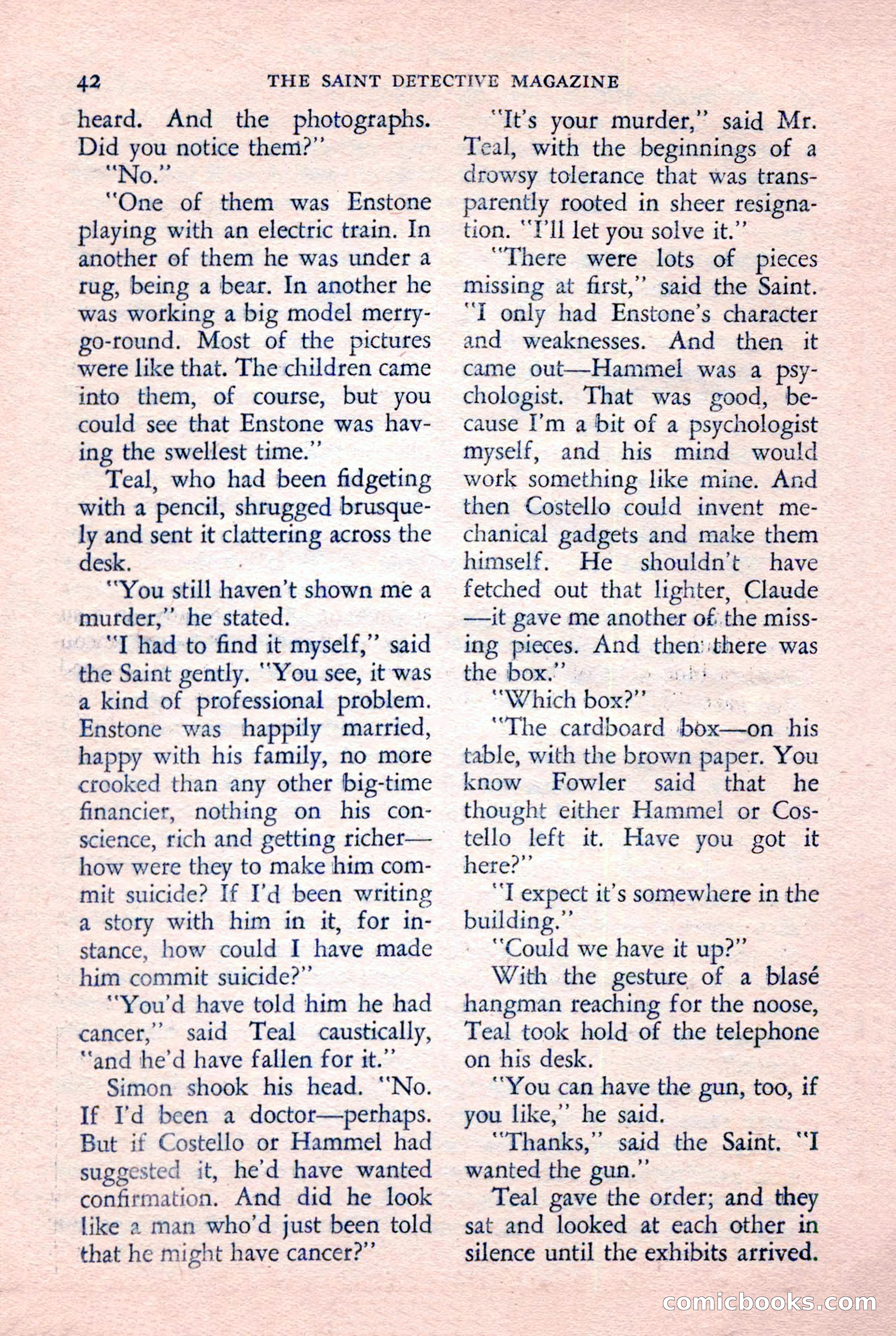 The Saint Detective Magazine — page 44 of 148