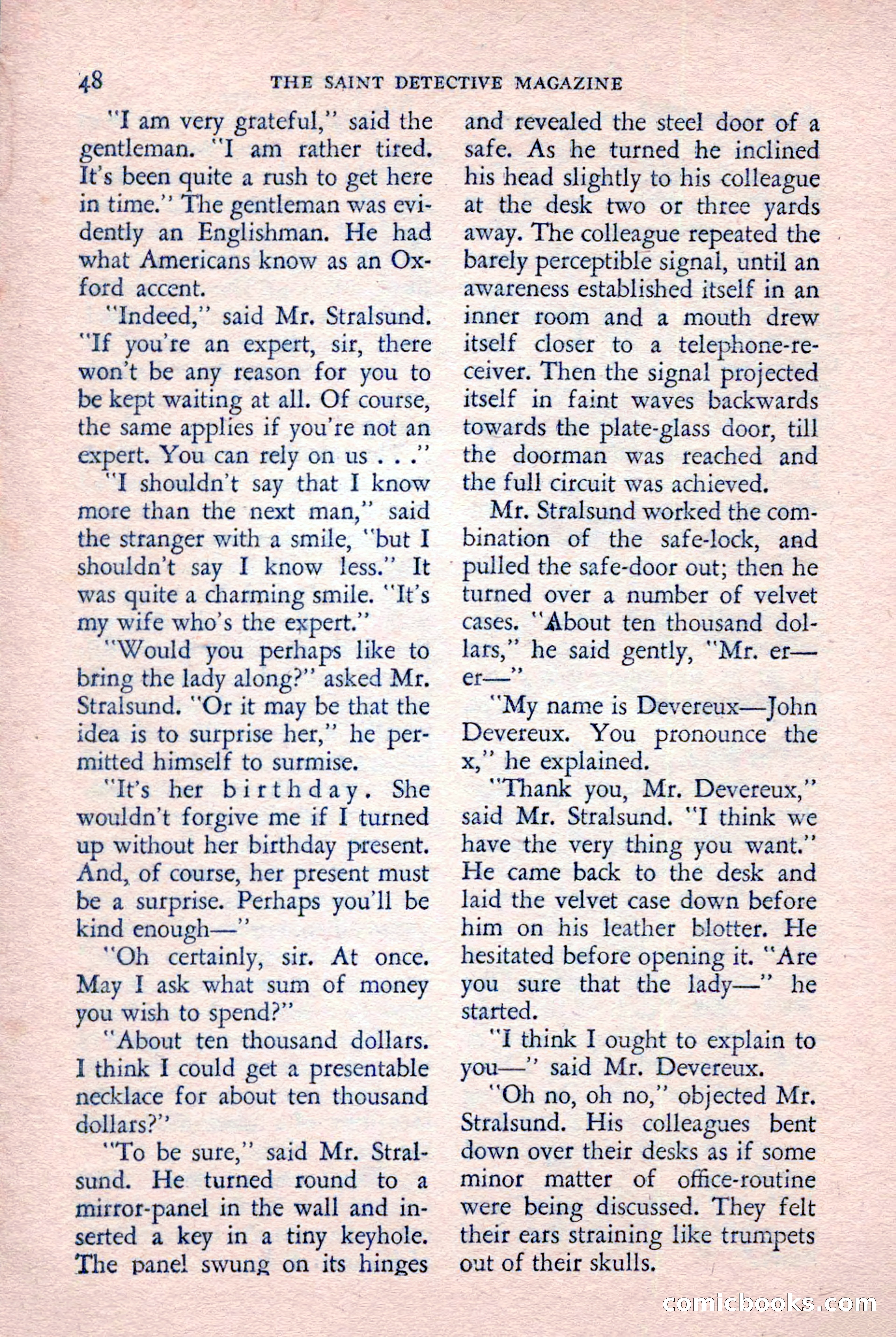 The Saint Detective Magazine — page 50 of 148