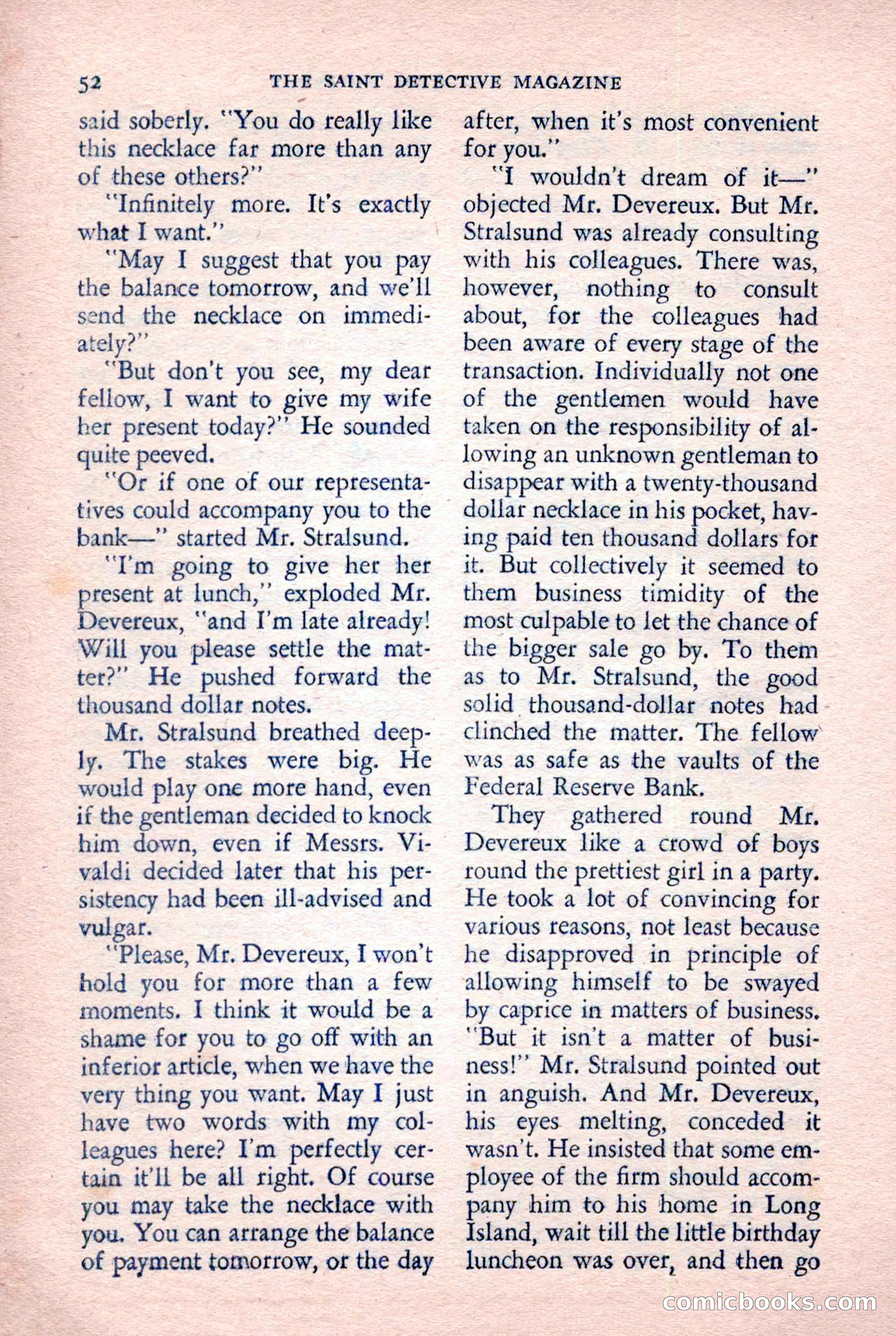 The Saint Detective Magazine — page 54 of 148