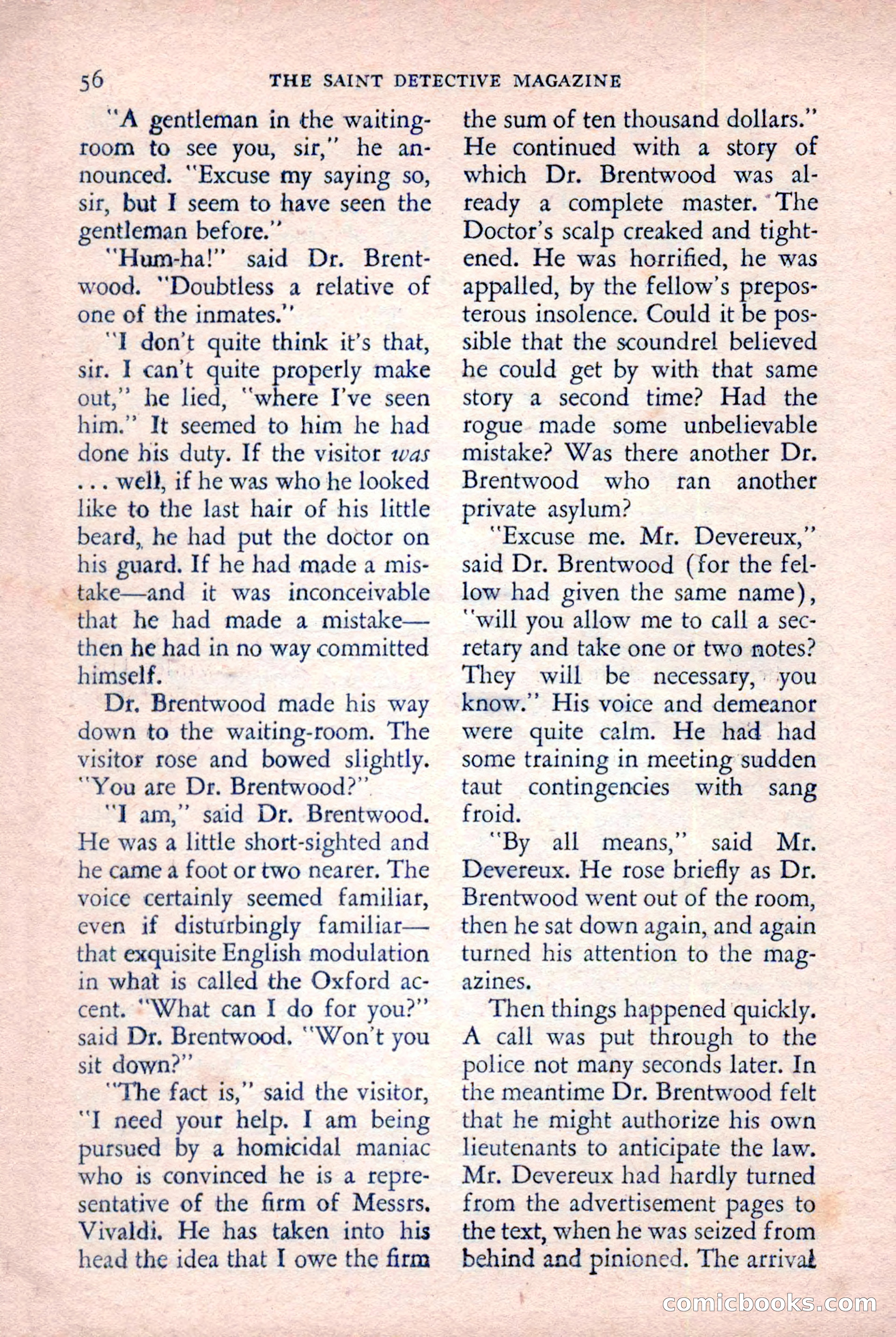 The Saint Detective Magazine — page 58 of 148
