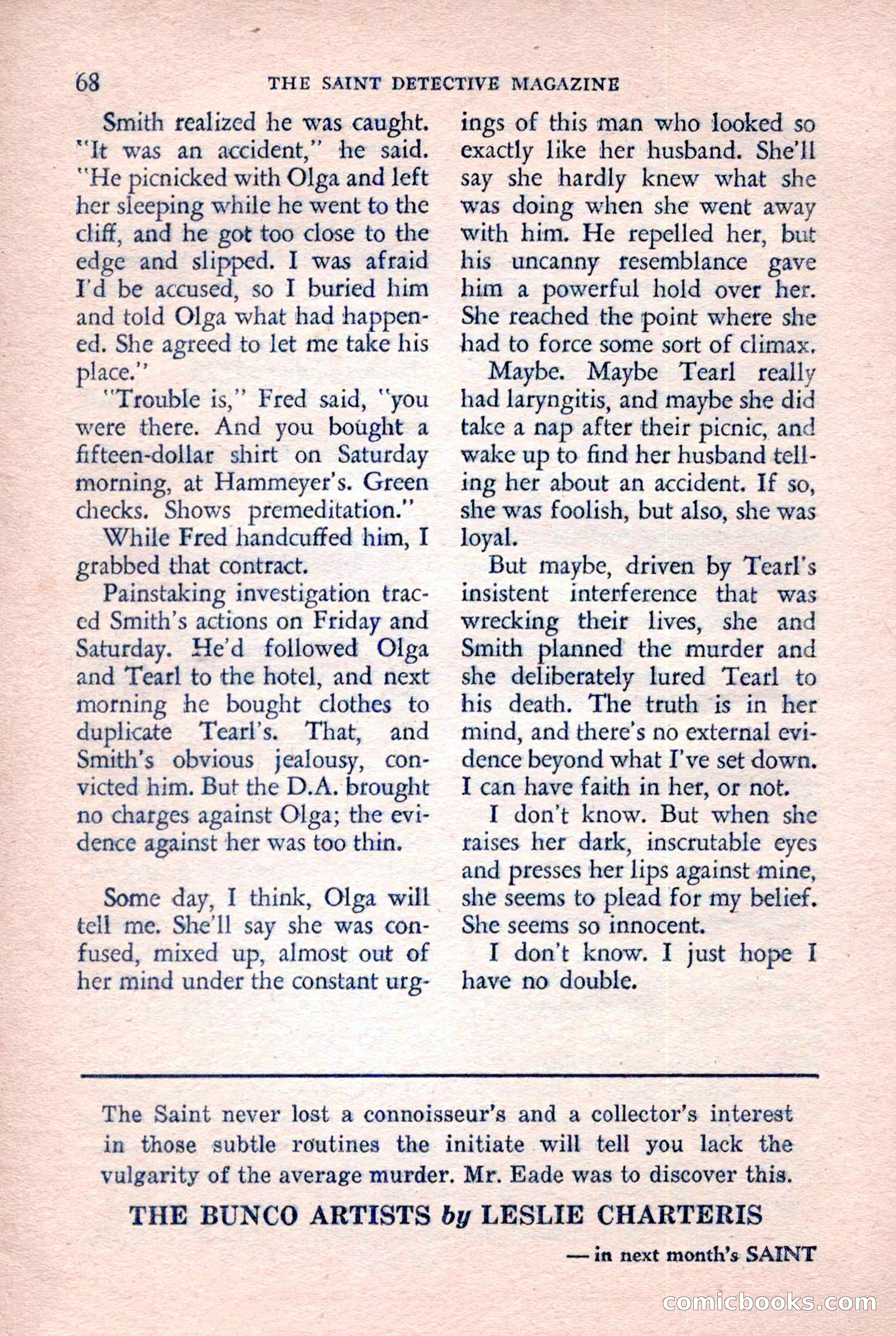 The Saint Detective Magazine — page 70 of 148