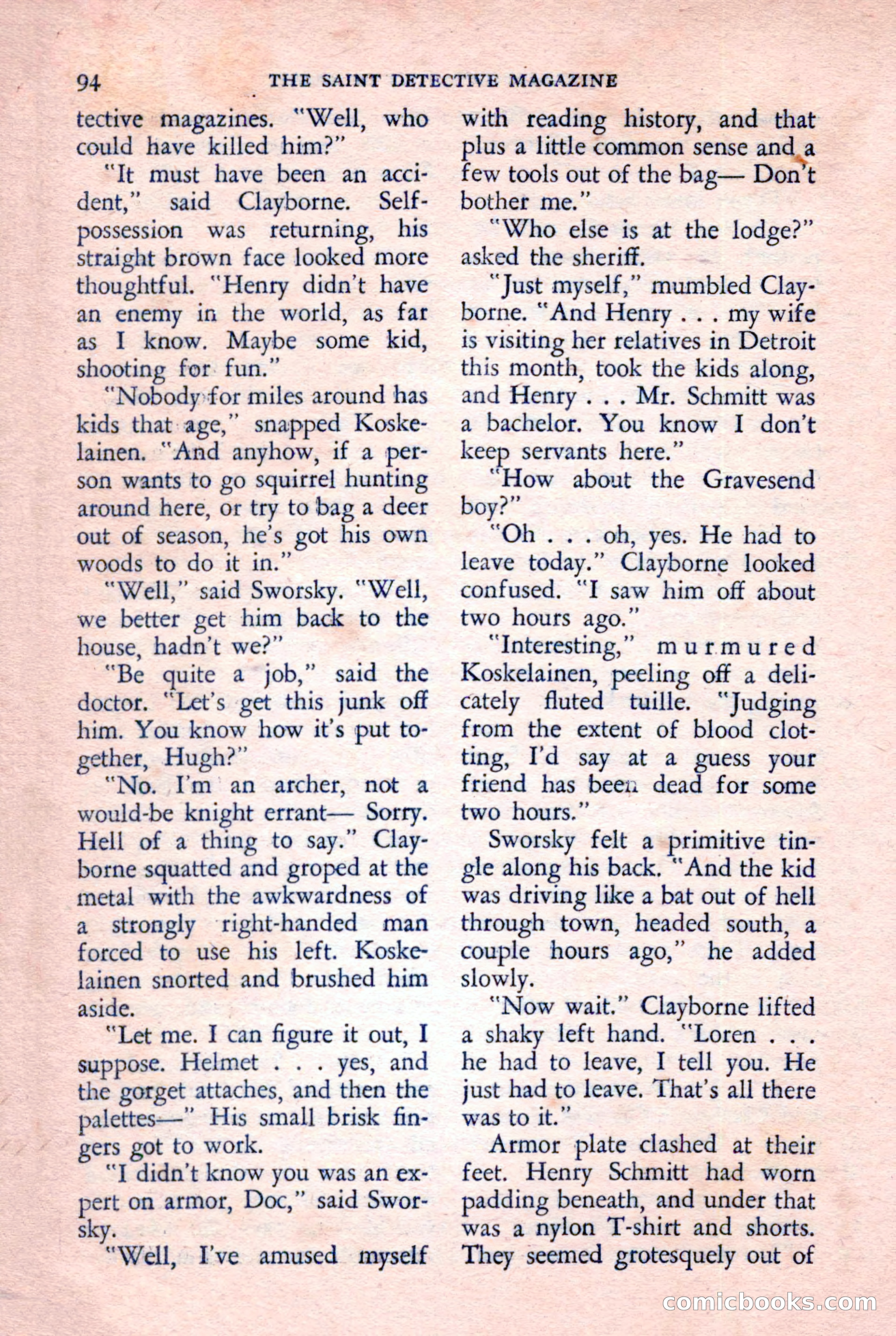 The Saint Detective Magazine — page 96 of 148