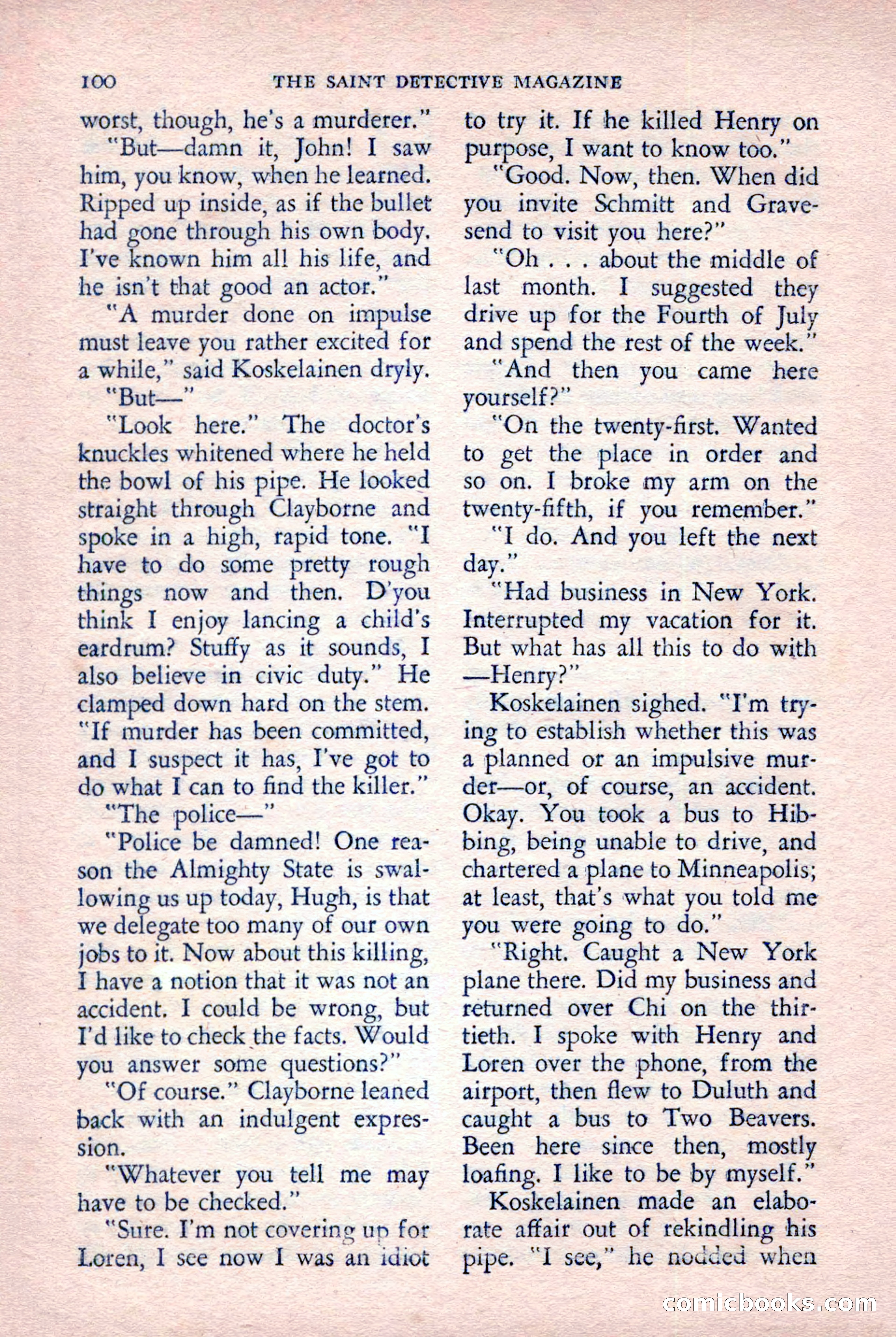 The Saint Detective Magazine — page 102 of 148