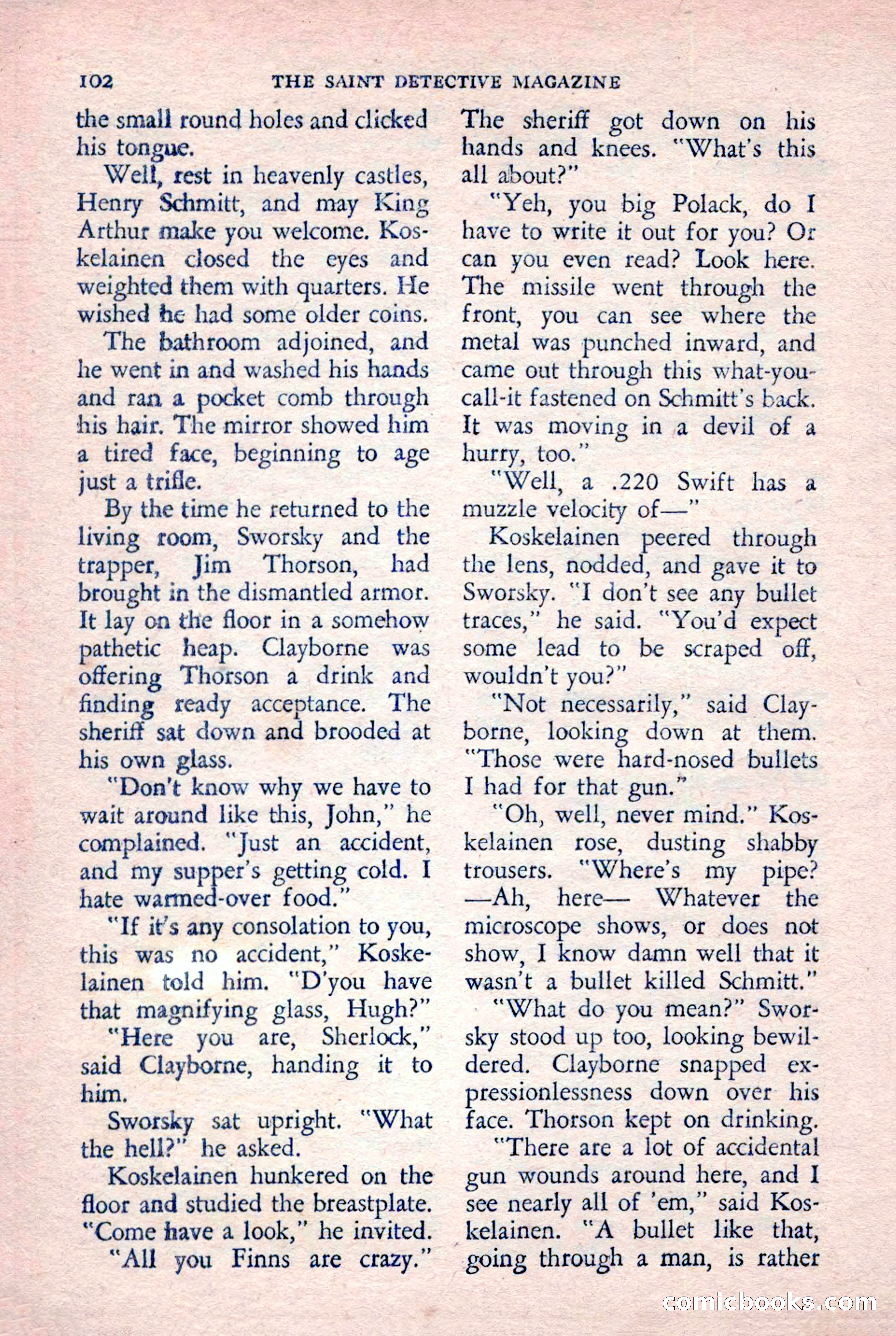 The Saint Detective Magazine — page 104 of 148