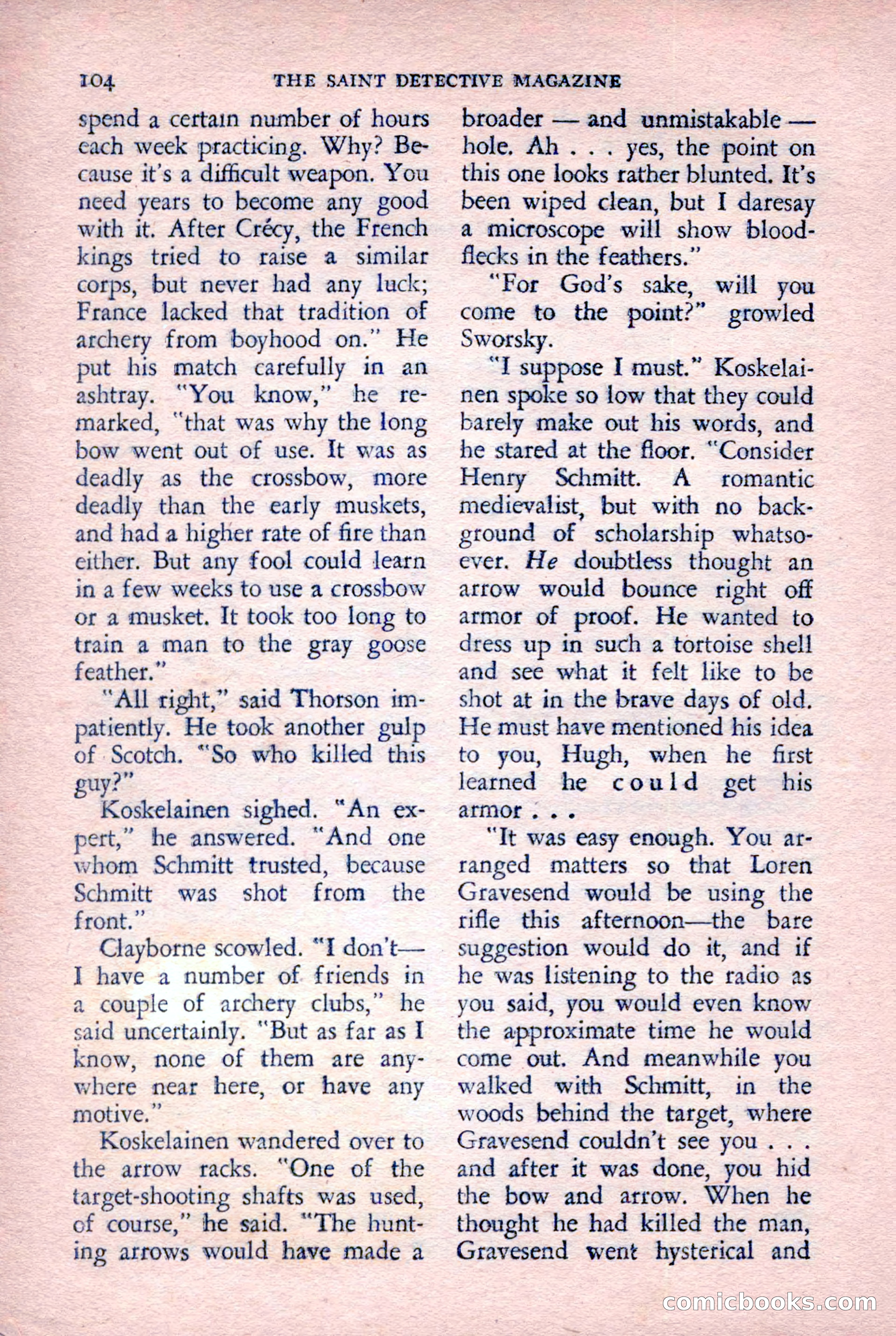 The Saint Detective Magazine — page 106 of 148