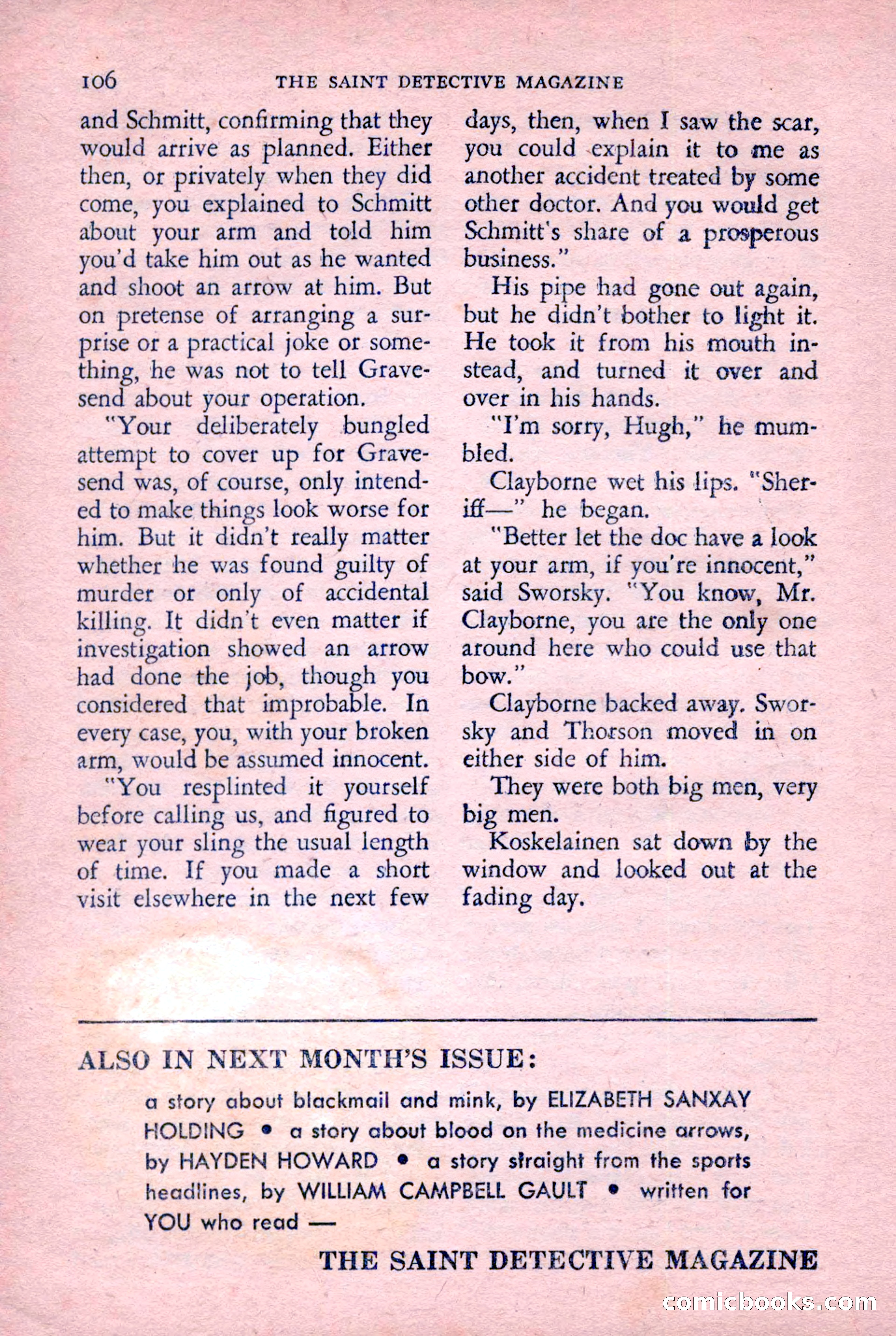 The Saint Detective Magazine — page 108 of 148