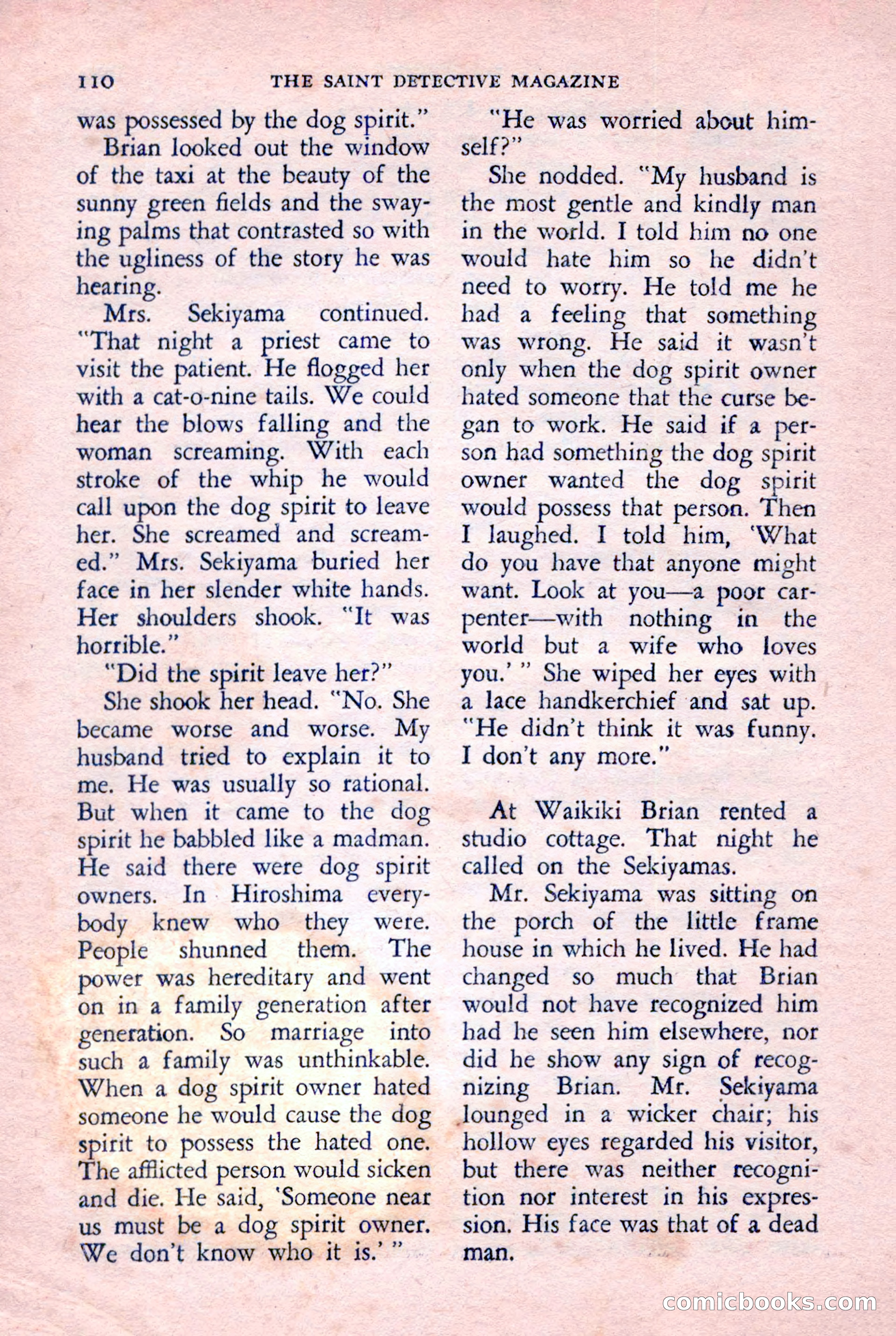 The Saint Detective Magazine — page 112 of 148