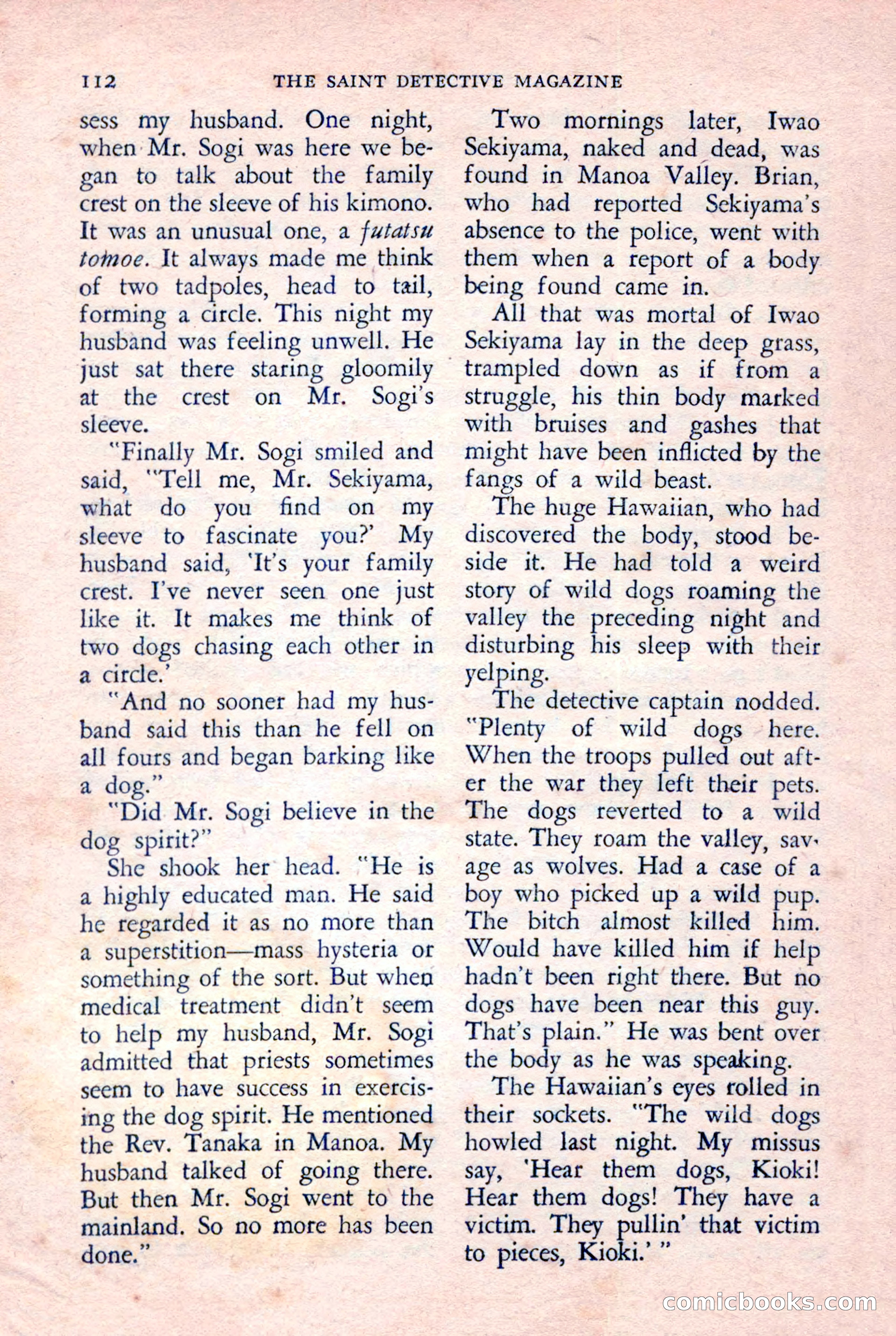 The Saint Detective Magazine — page 114 of 148