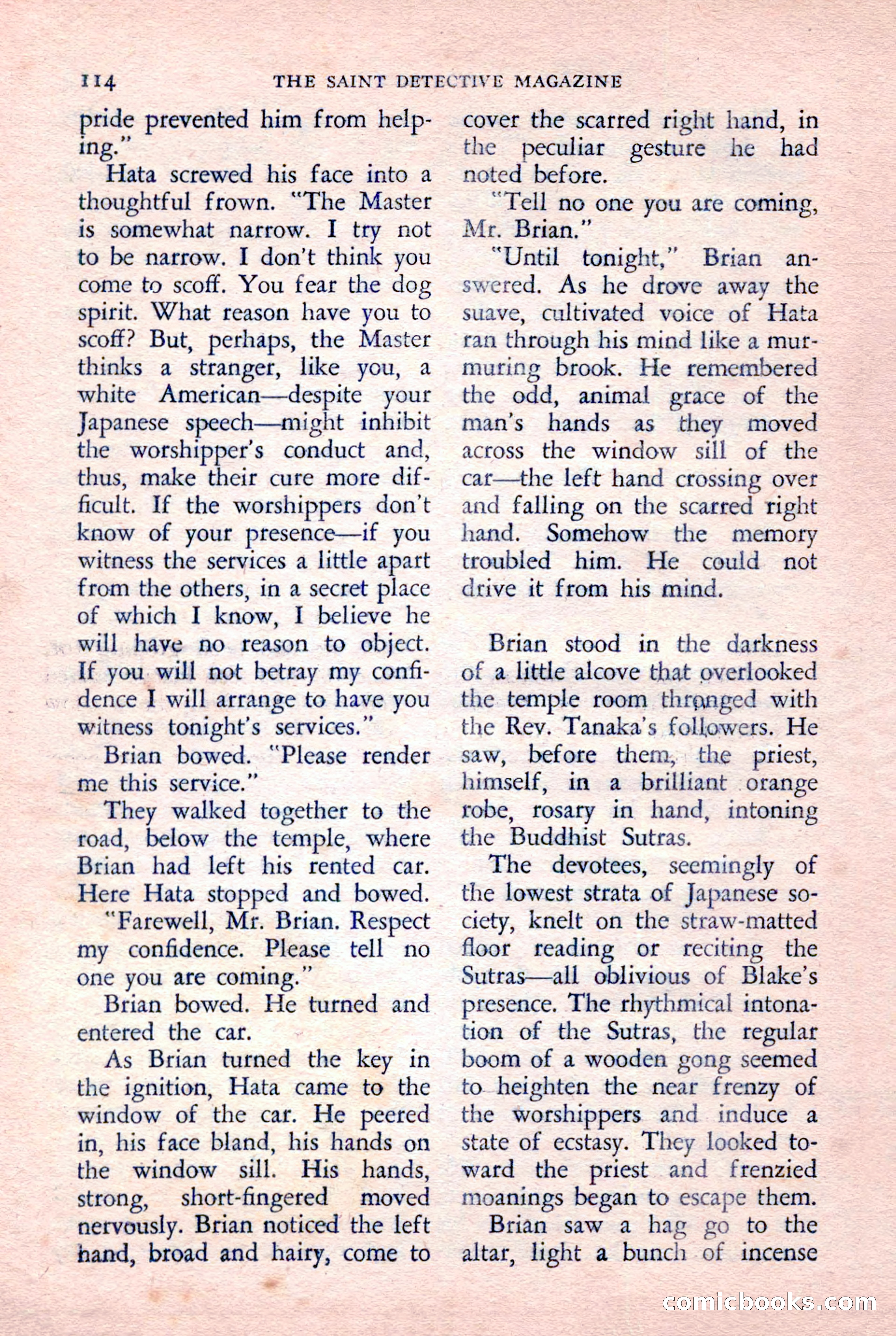 The Saint Detective Magazine — page 116 of 148