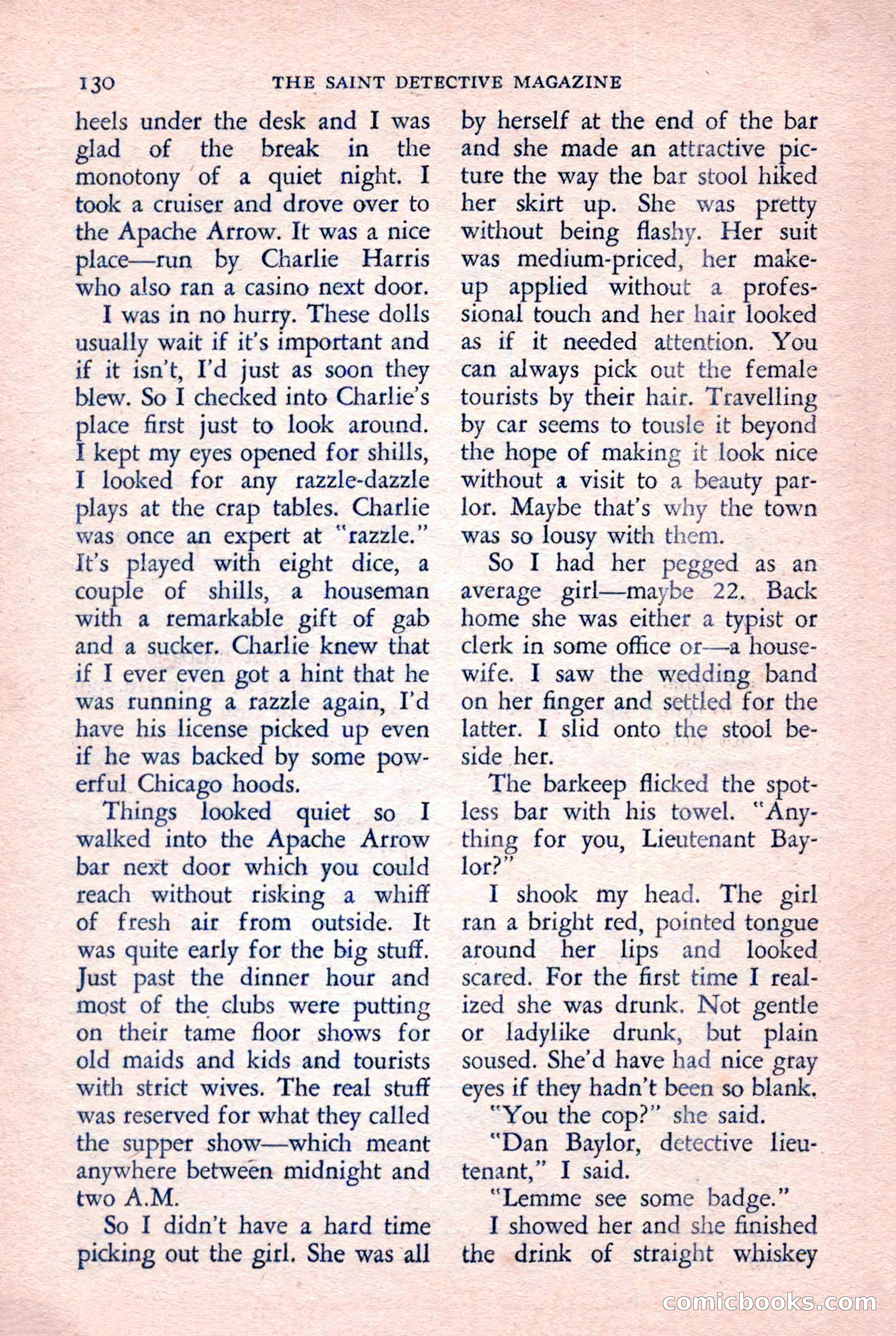 The Saint Detective Magazine — page 132 of 148