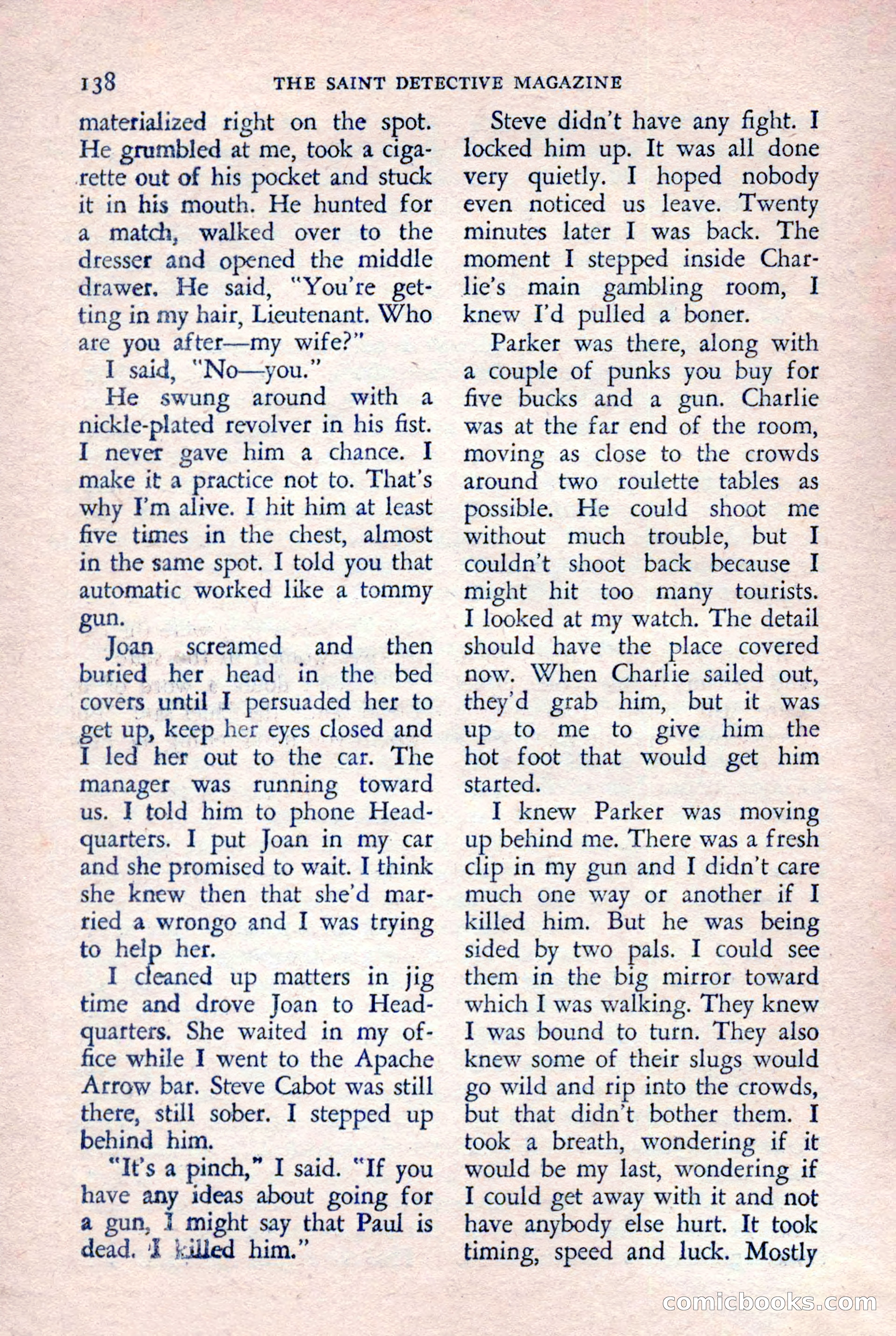 The Saint Detective Magazine — page 140 of 148