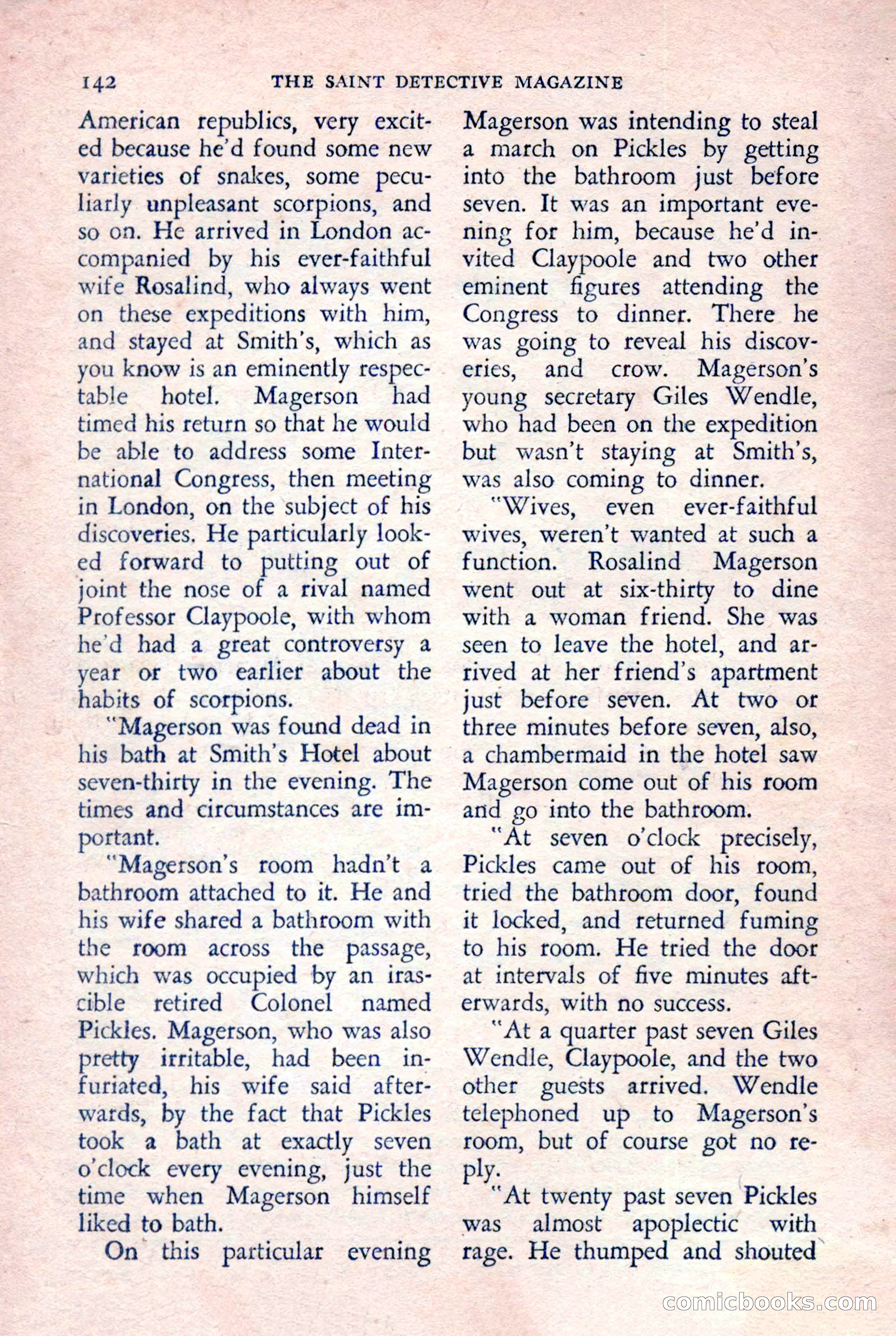 The Saint Detective Magazine — page 144 of 148