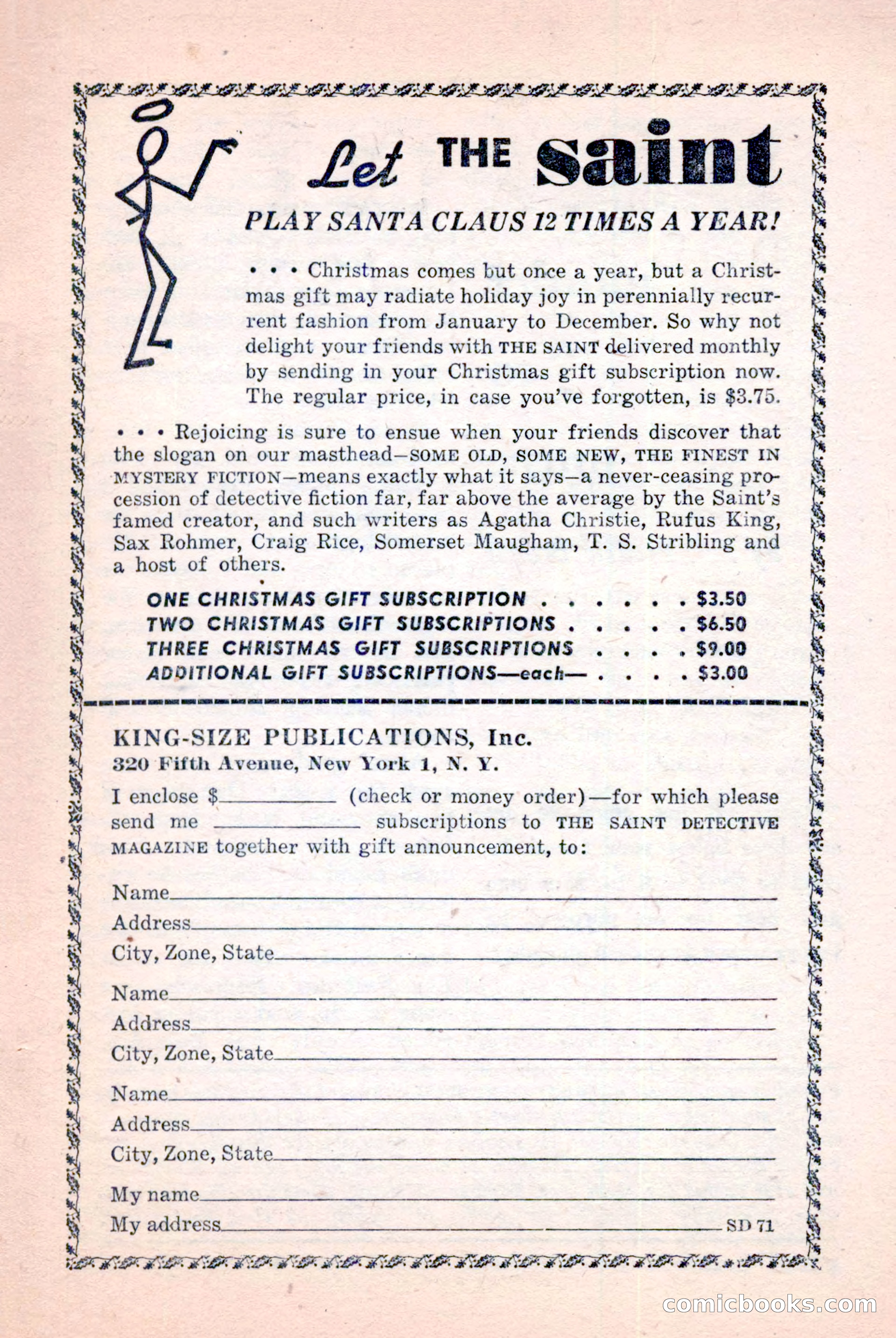 The Saint Detective Magazine, January 1957 — page 5 of 148