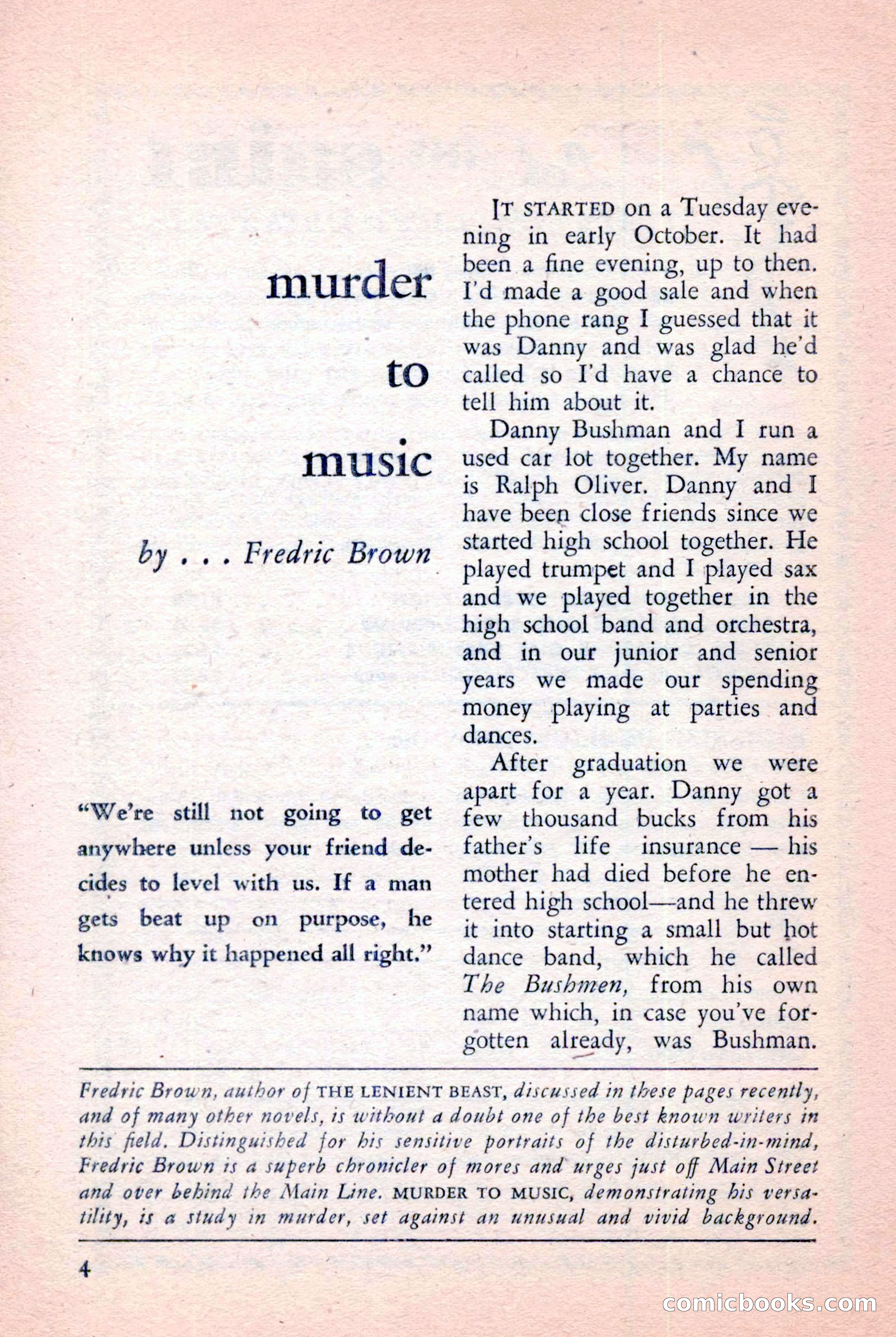 The Saint Detective Magazine, January 1957 — page 6 of 148
