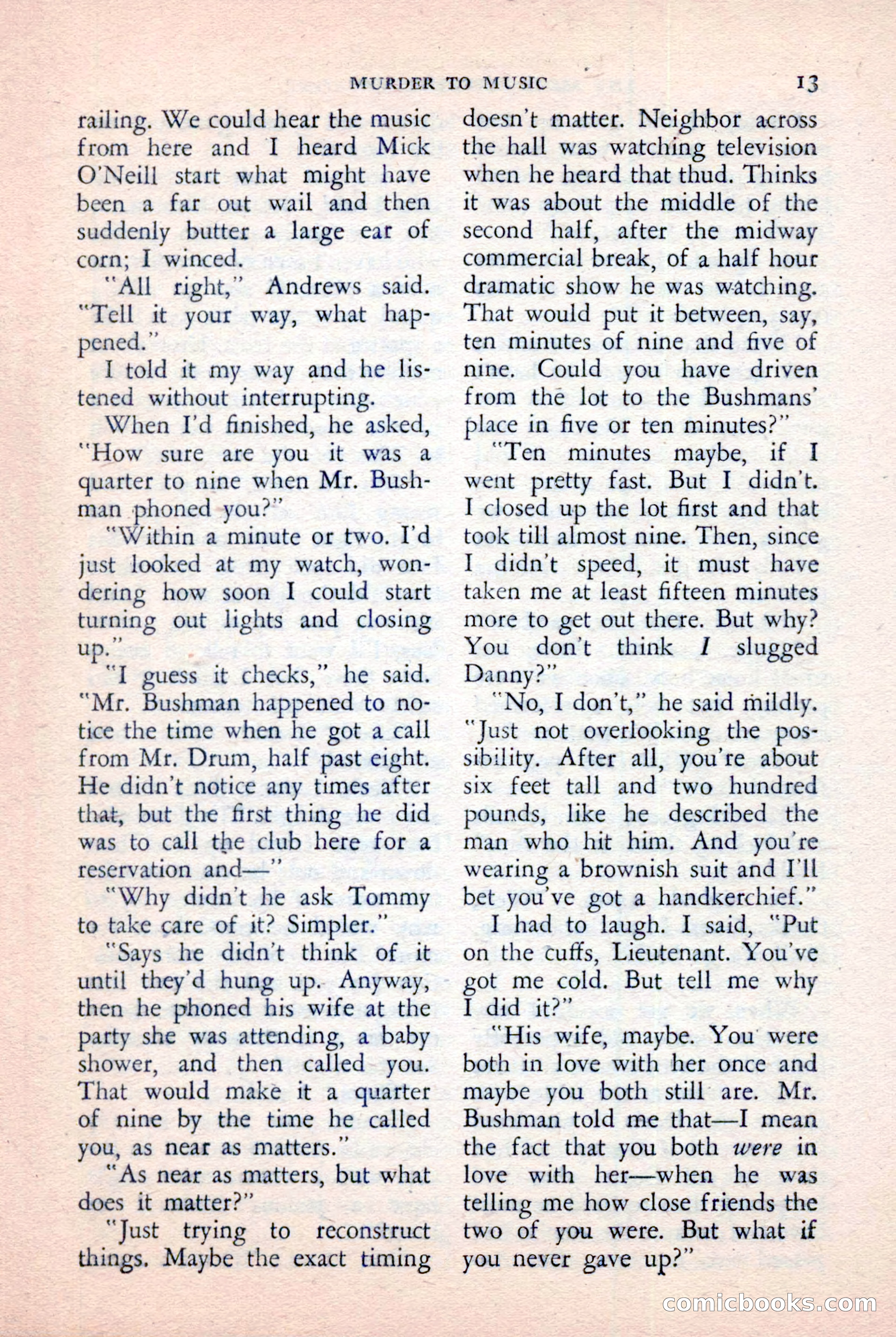 The Saint Detective Magazine, January 1957 — page 15 of 148