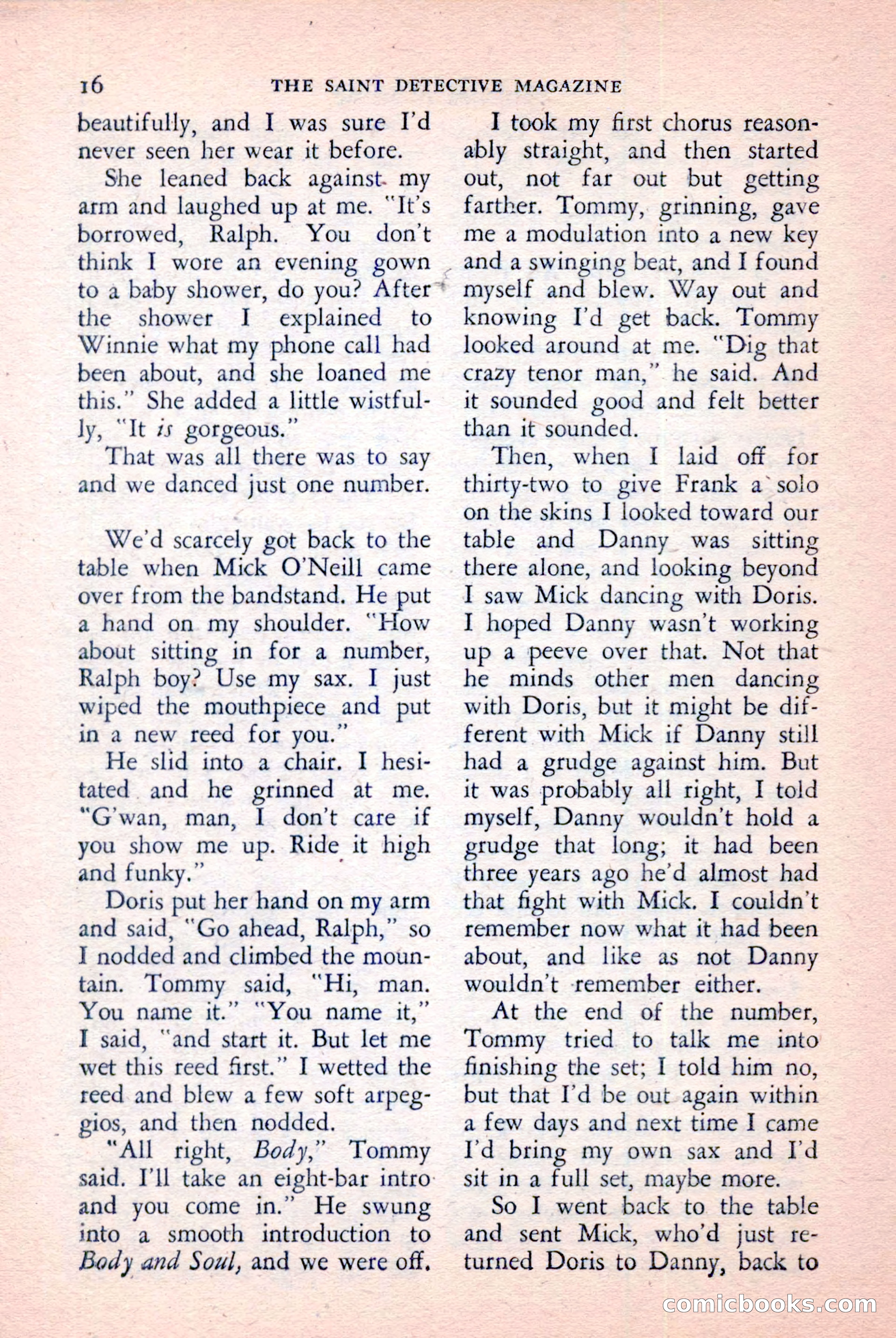 The Saint Detective Magazine, January 1957 — page 18 of 148