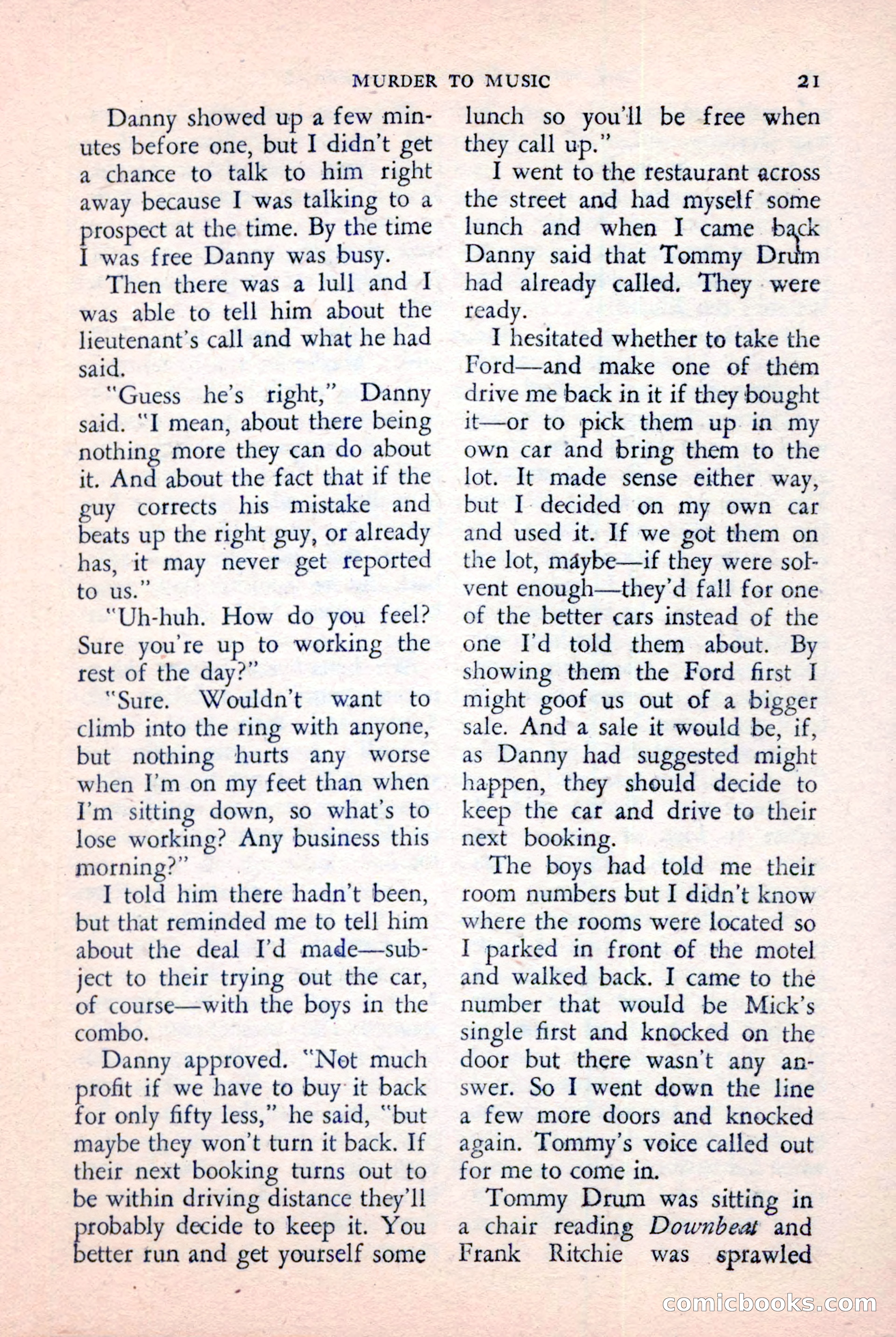 The Saint Detective Magazine, January 1957 — page 23 of 148