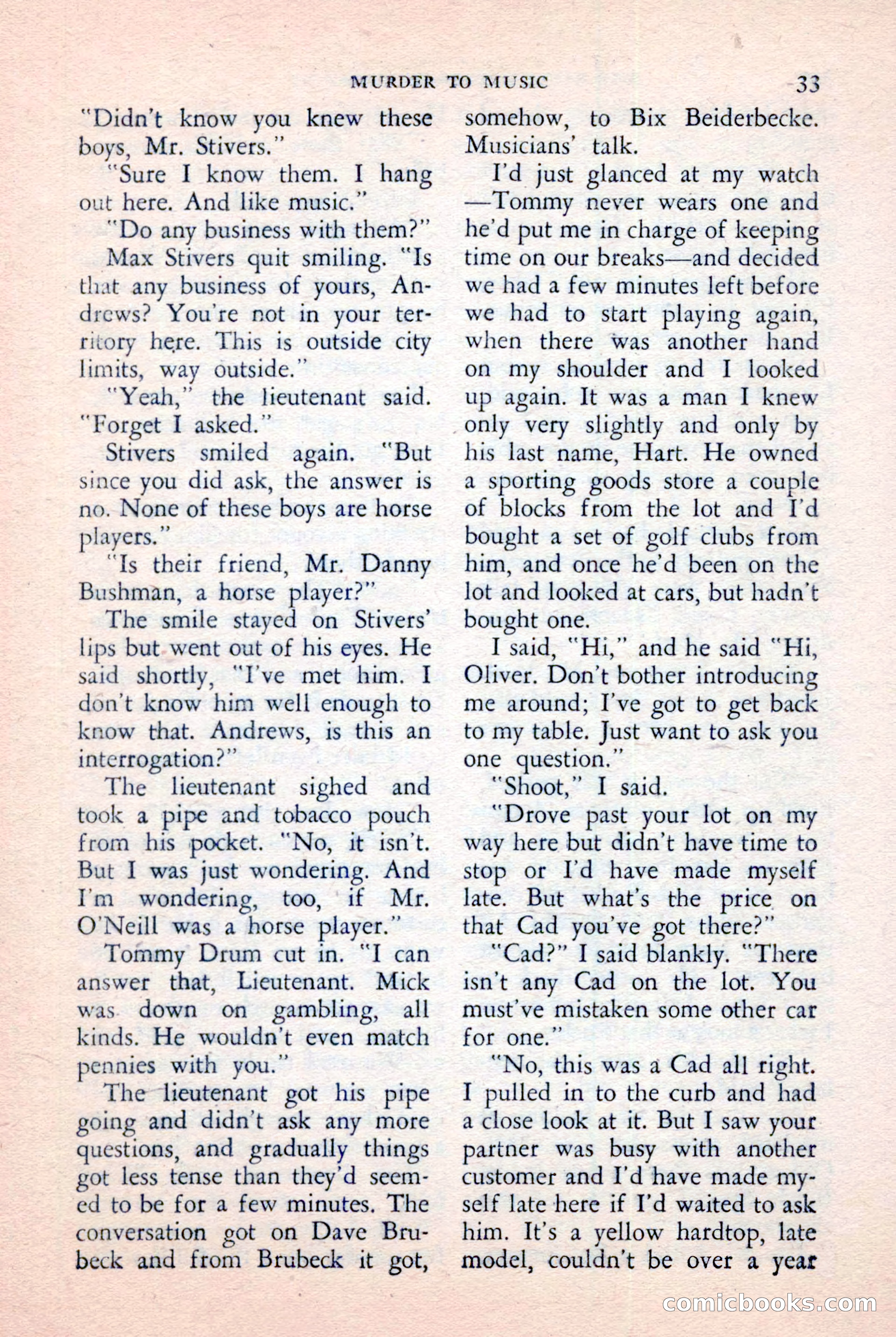 The Saint Detective Magazine, January 1957 — page 35 of 148