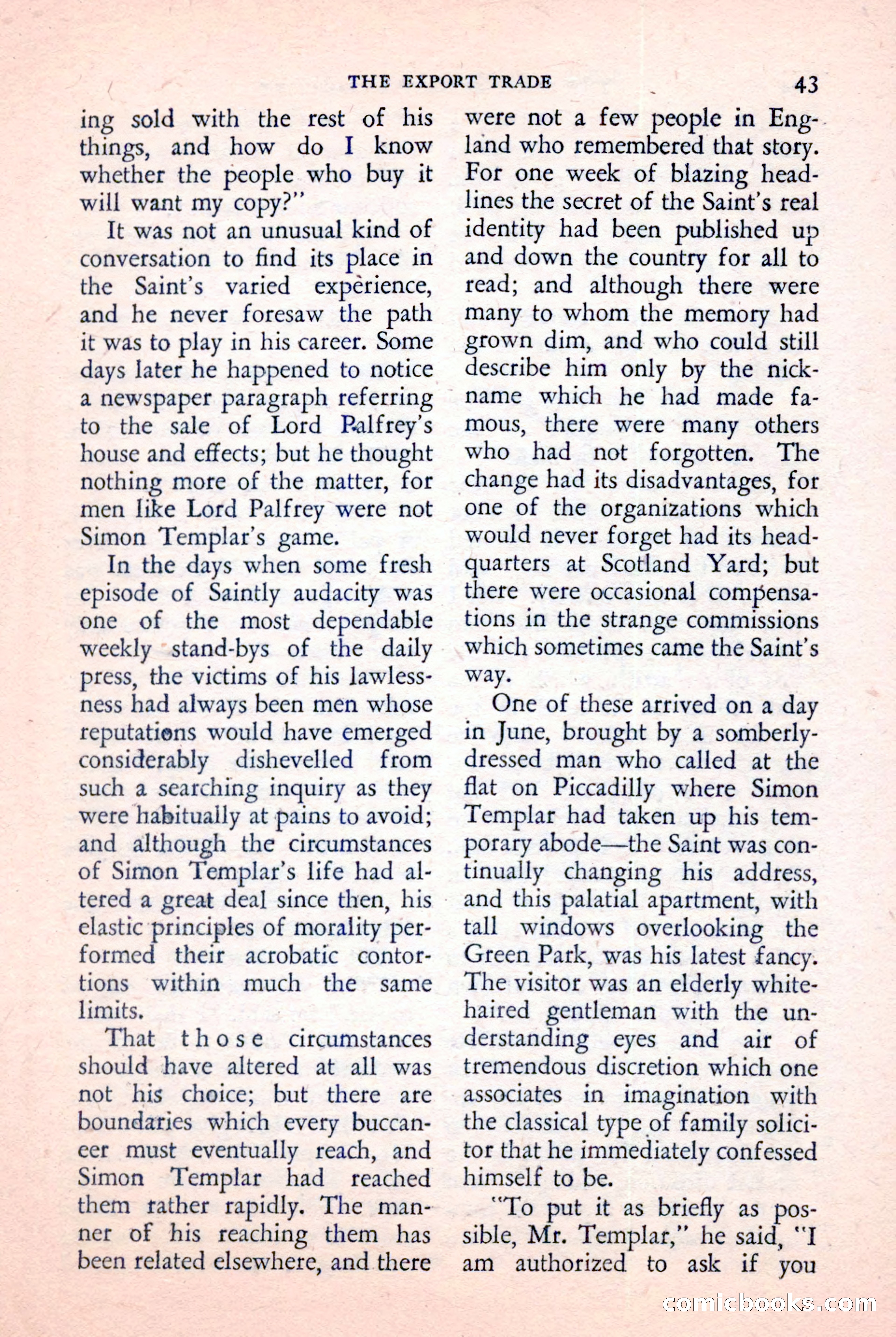 The Saint Detective Magazine, January 1957 — page 45 of 148