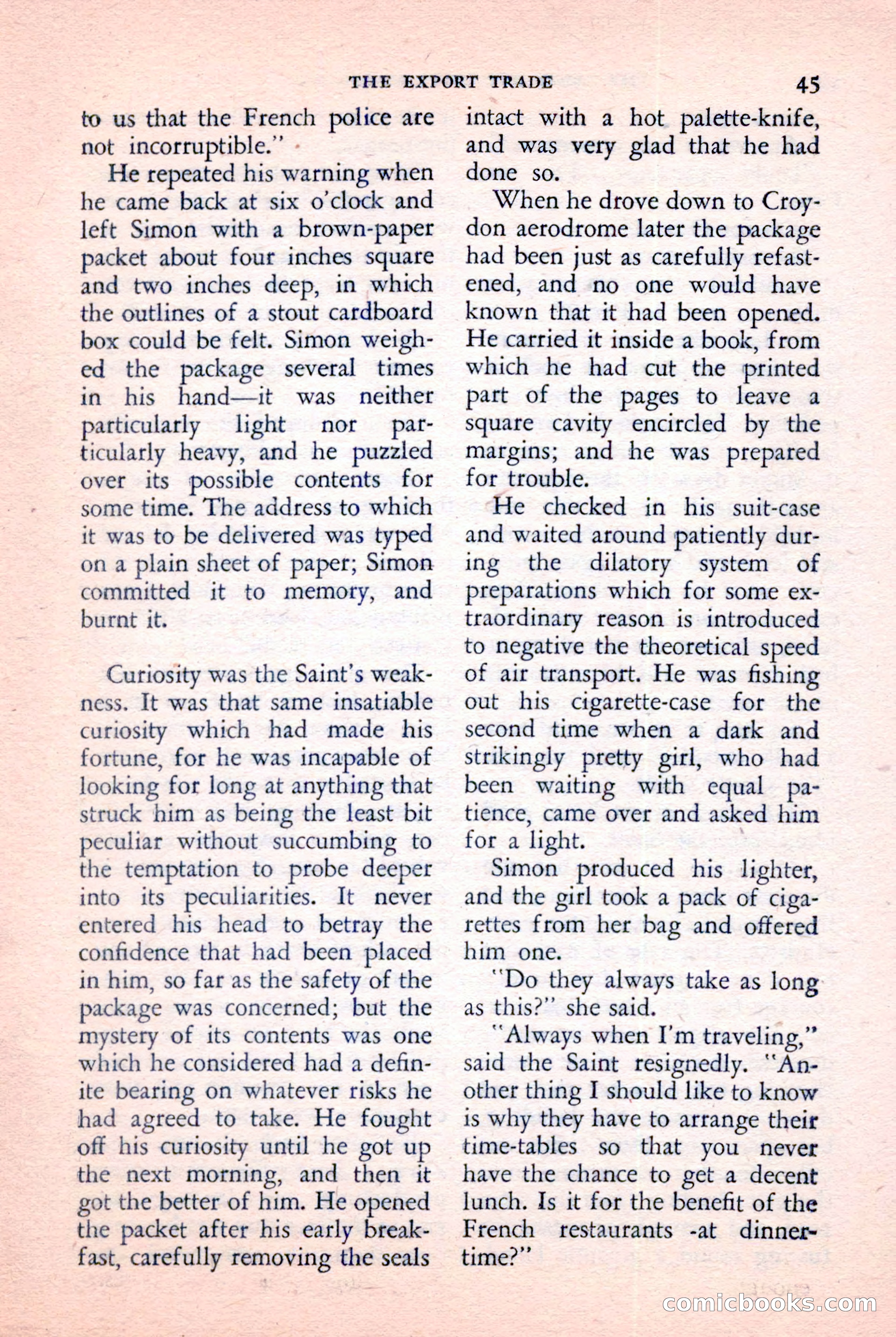 The Saint Detective Magazine, January 1957 — page 47 of 148