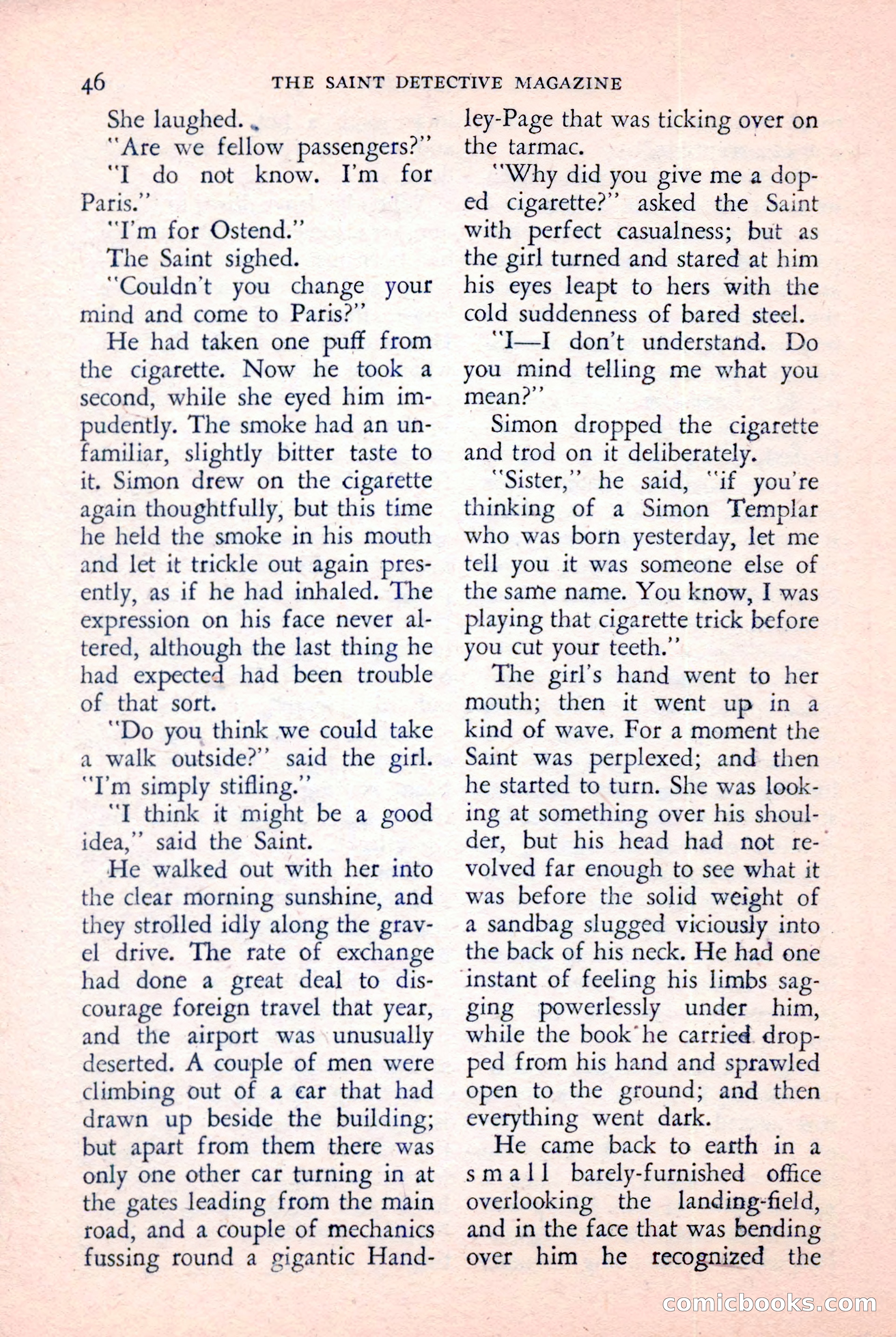 The Saint Detective Magazine, January 1957 — page 48 of 148