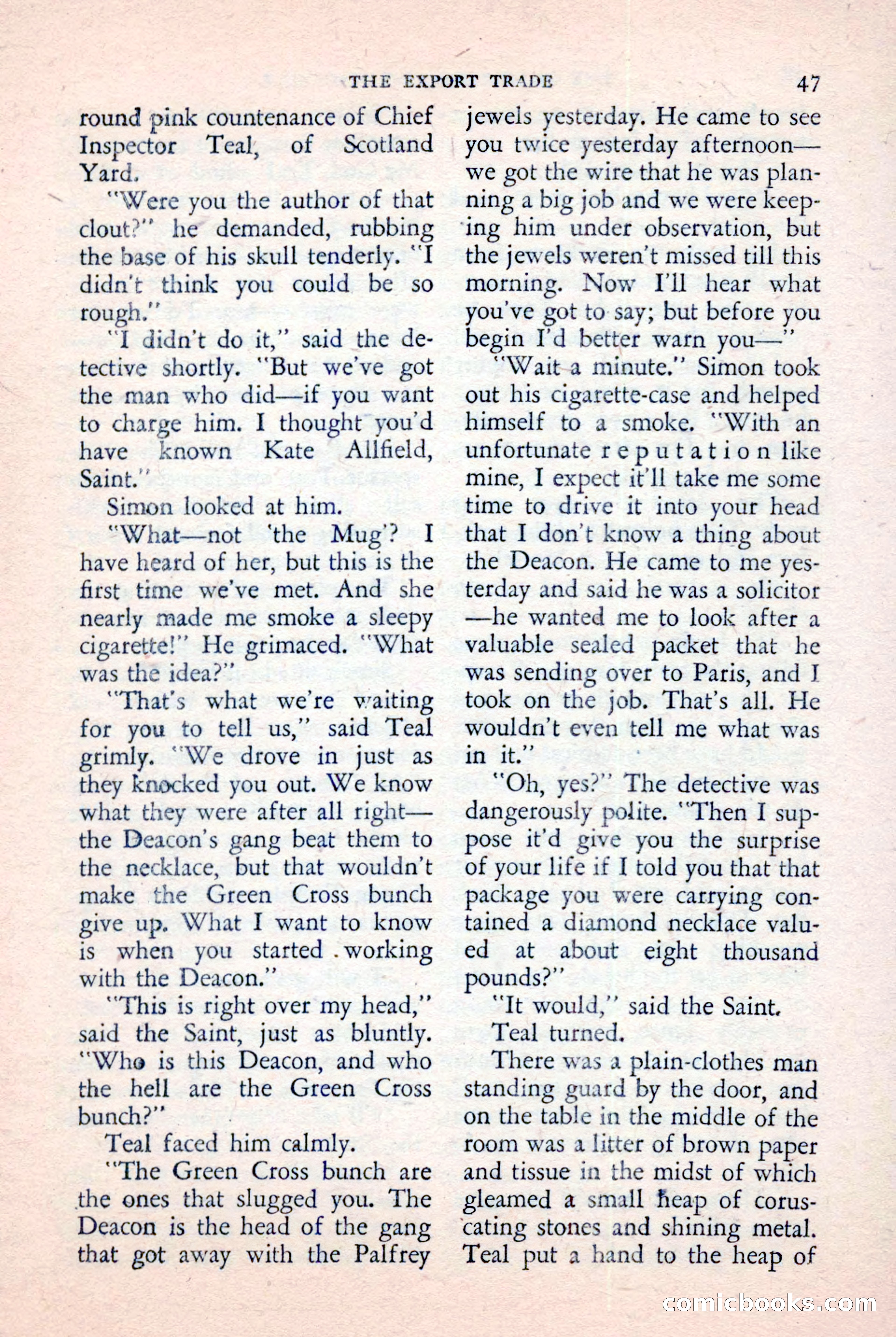 The Saint Detective Magazine, January 1957 — page 49 of 148
