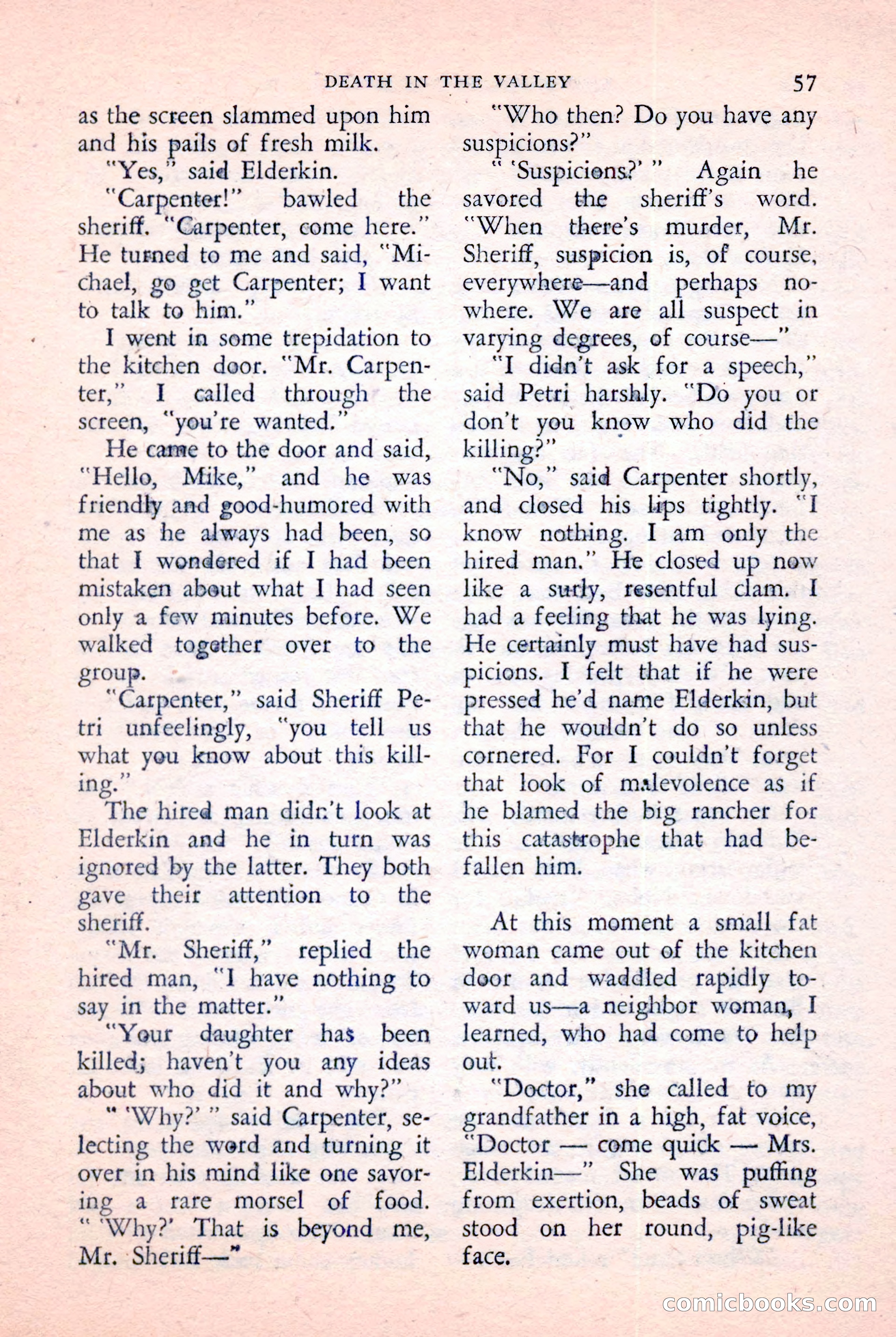 The Saint Detective Magazine, January 1957 — page 59 of 148