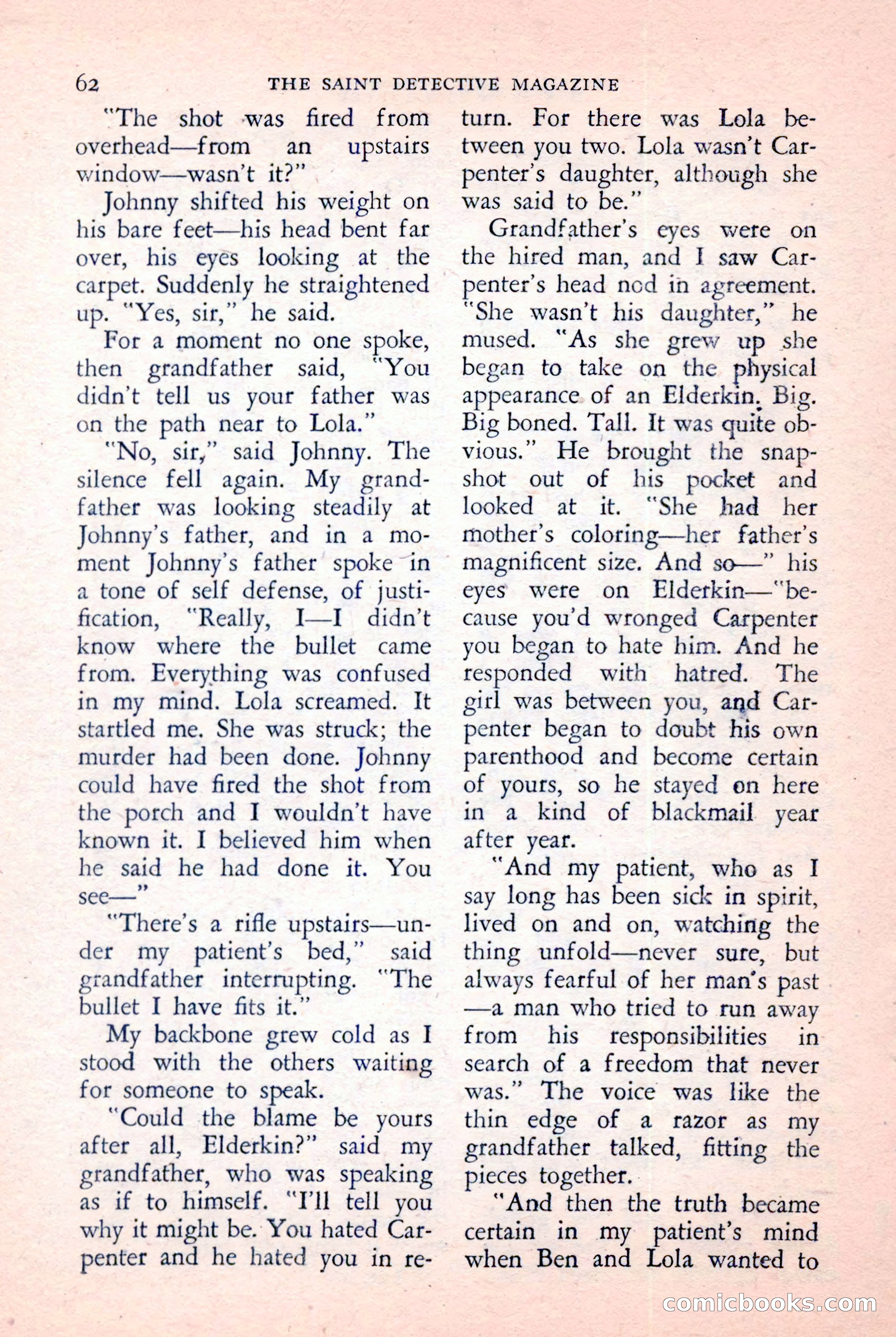 The Saint Detective Magazine, January 1957 — page 64 of 148