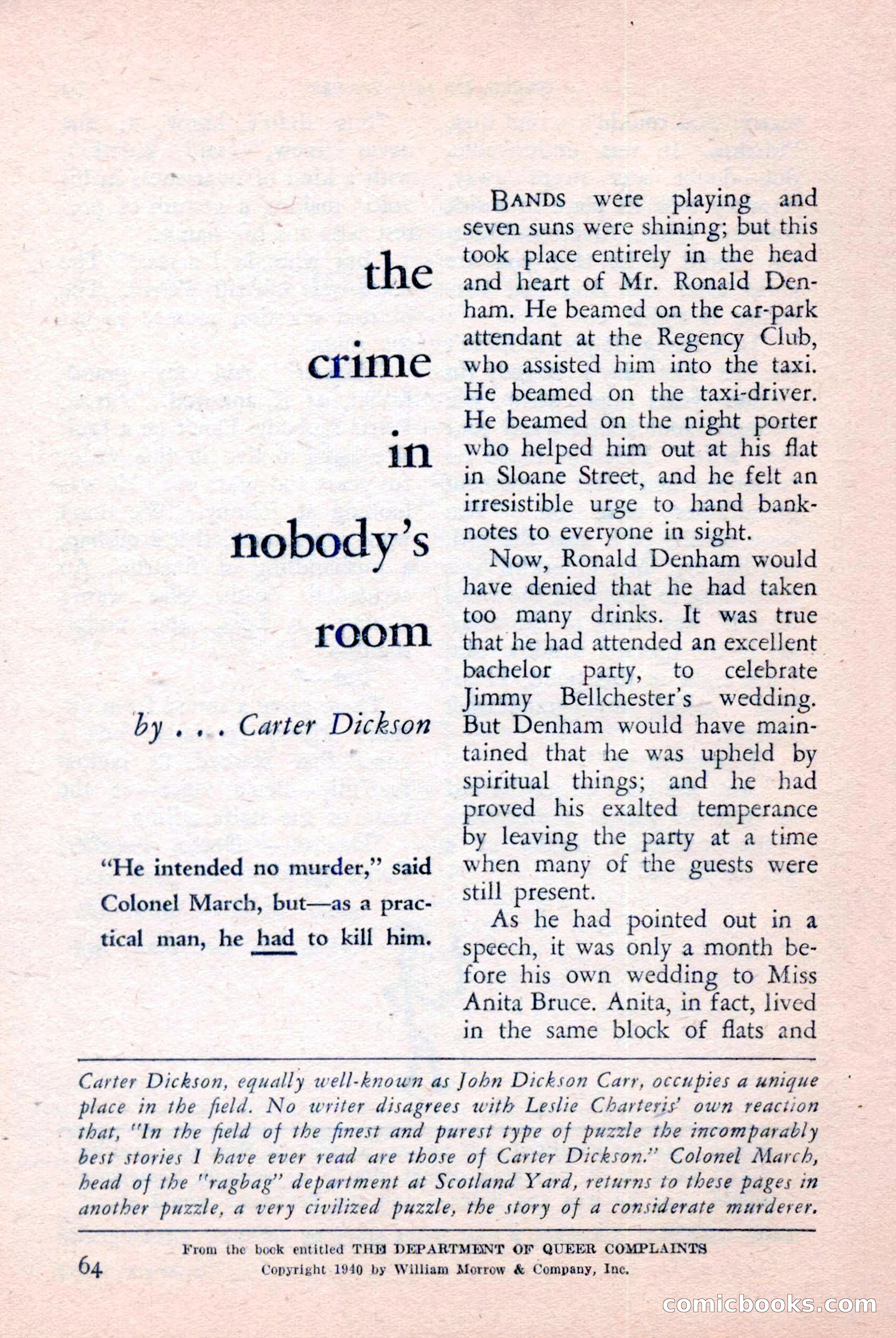The Saint Detective Magazine, January 1957 — page 66 of 148