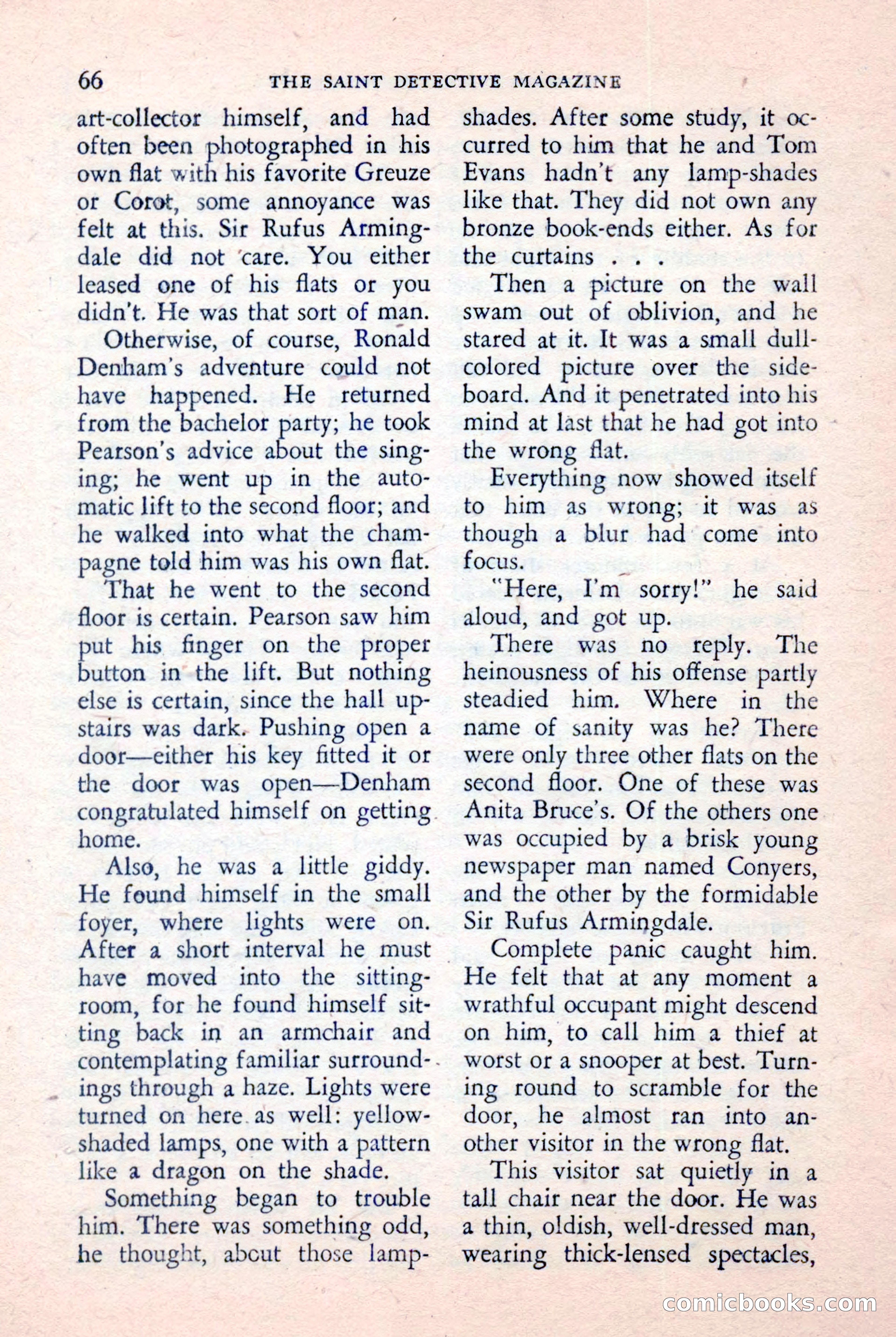 The Saint Detective Magazine, January 1957 — page 68 of 148