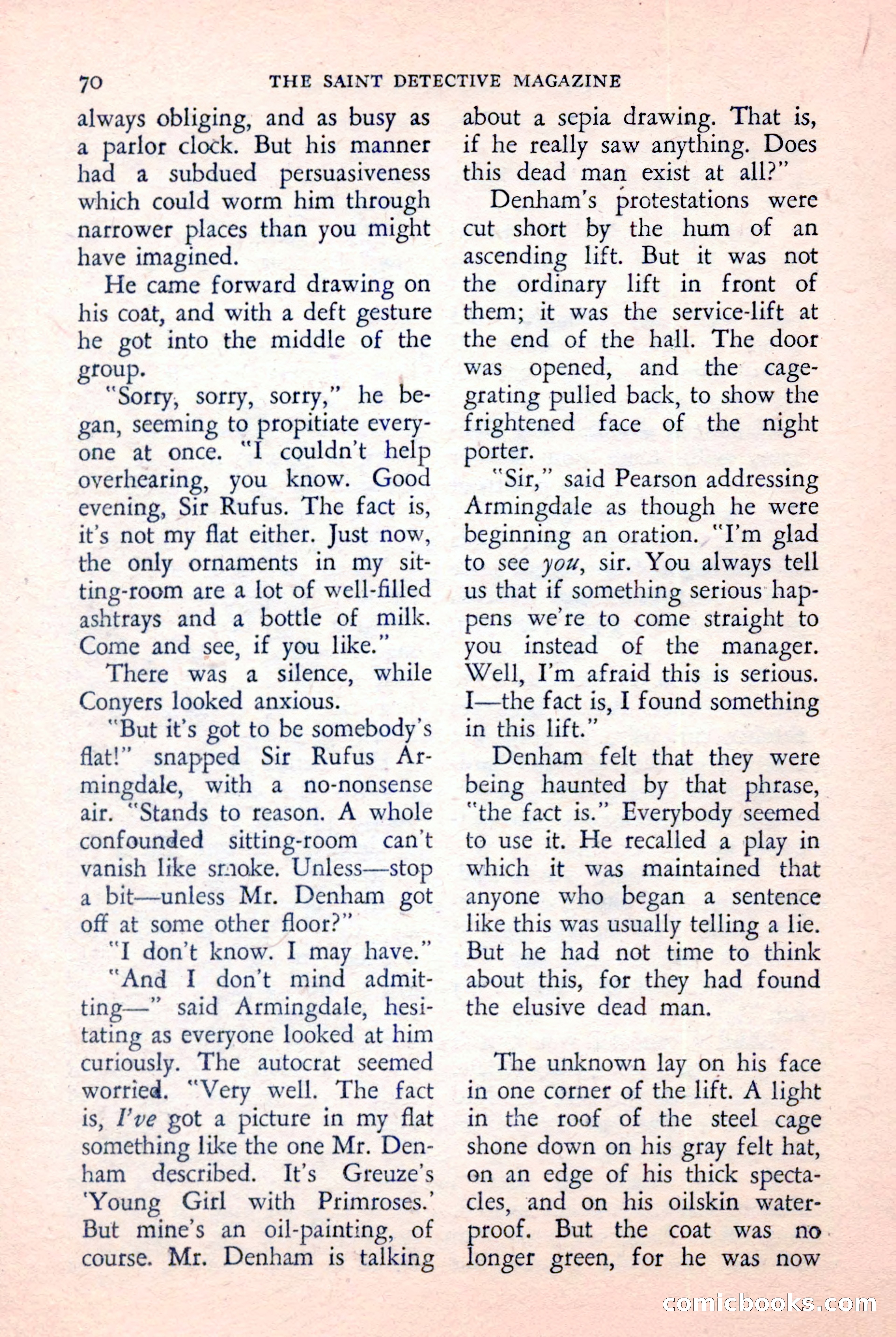 The Saint Detective Magazine, January 1957 — page 72 of 148