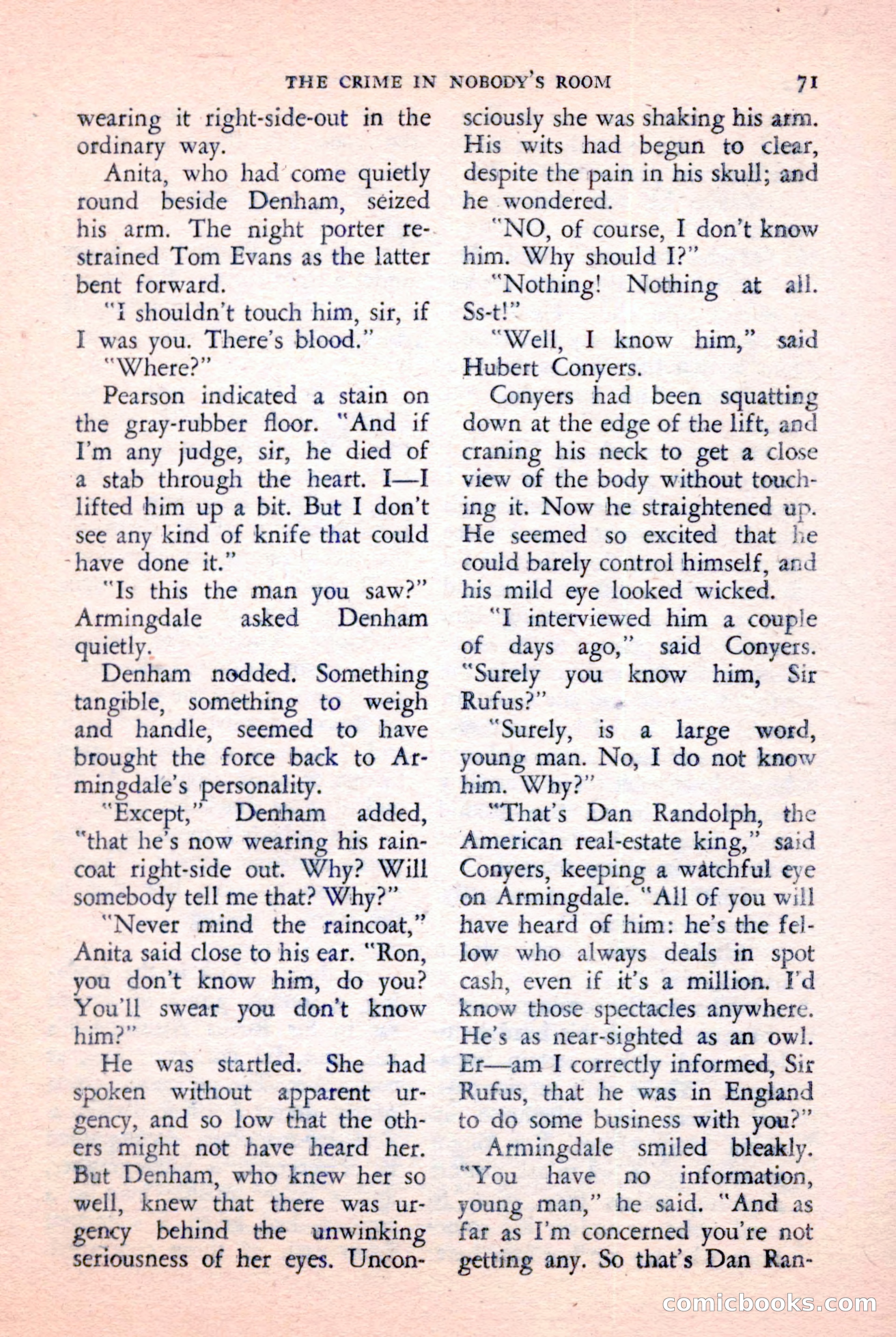 The Saint Detective Magazine, January 1957 — page 73 of 148
