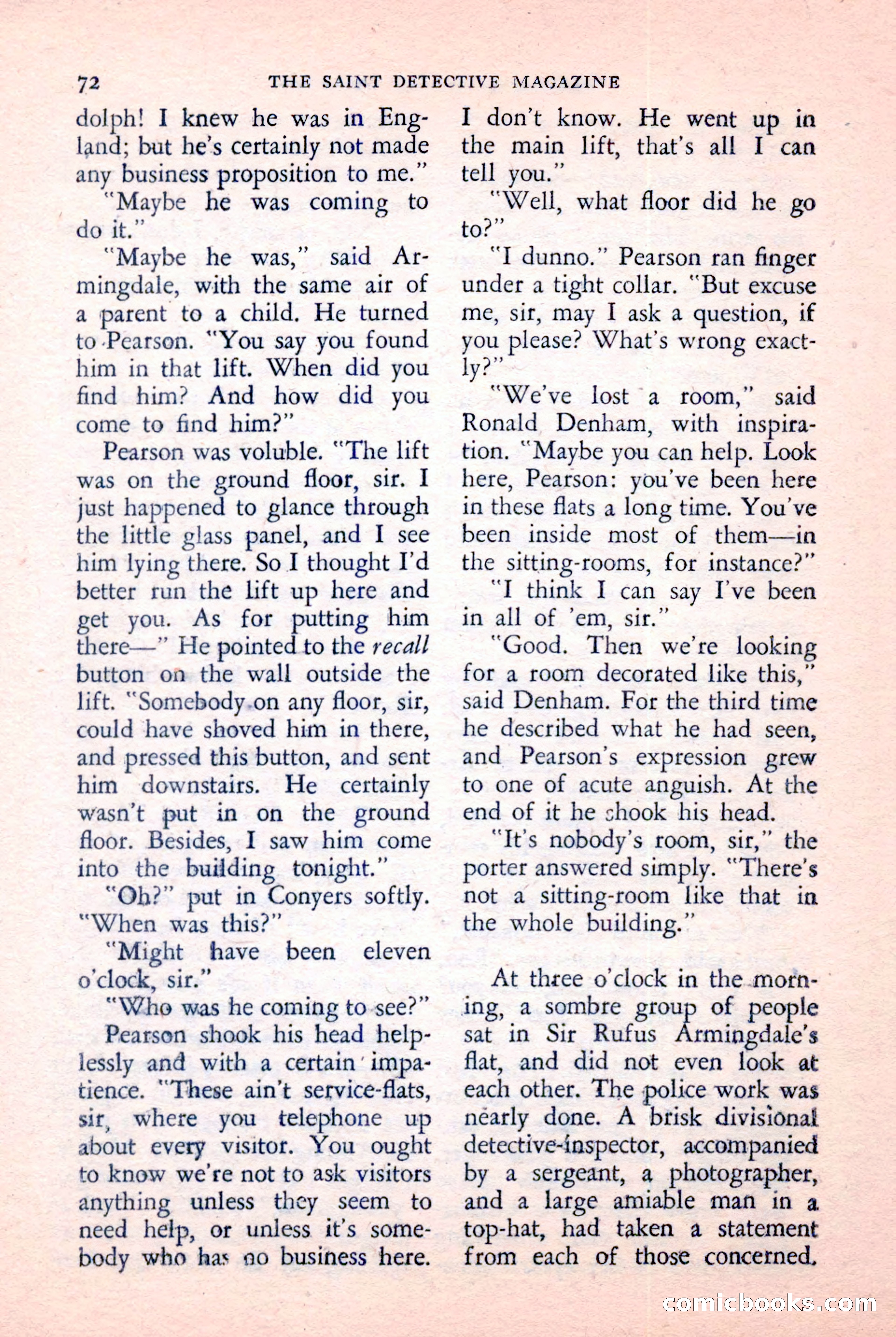 The Saint Detective Magazine, January 1957 — page 74 of 148