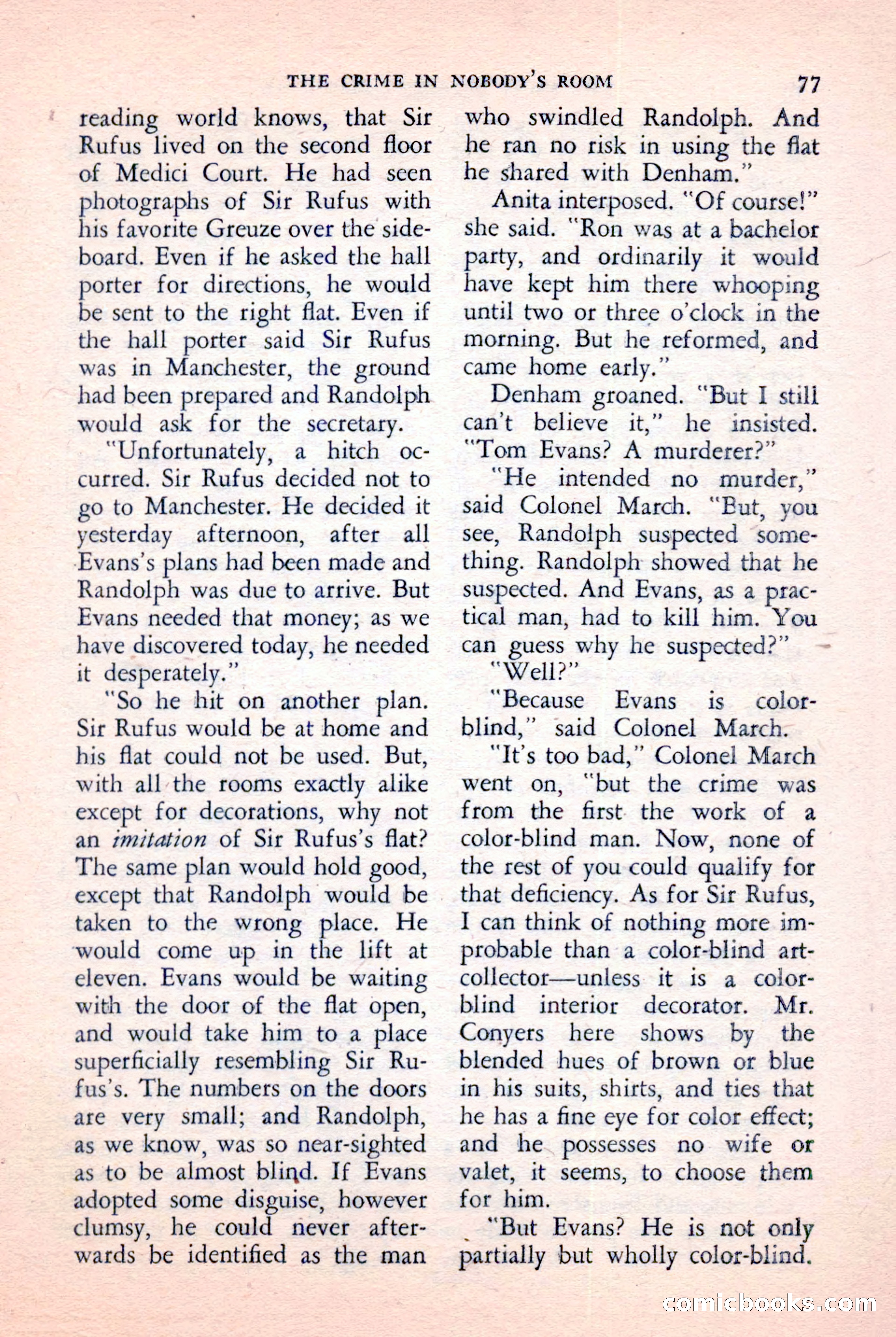 The Saint Detective Magazine, January 1957 — page 79 of 148