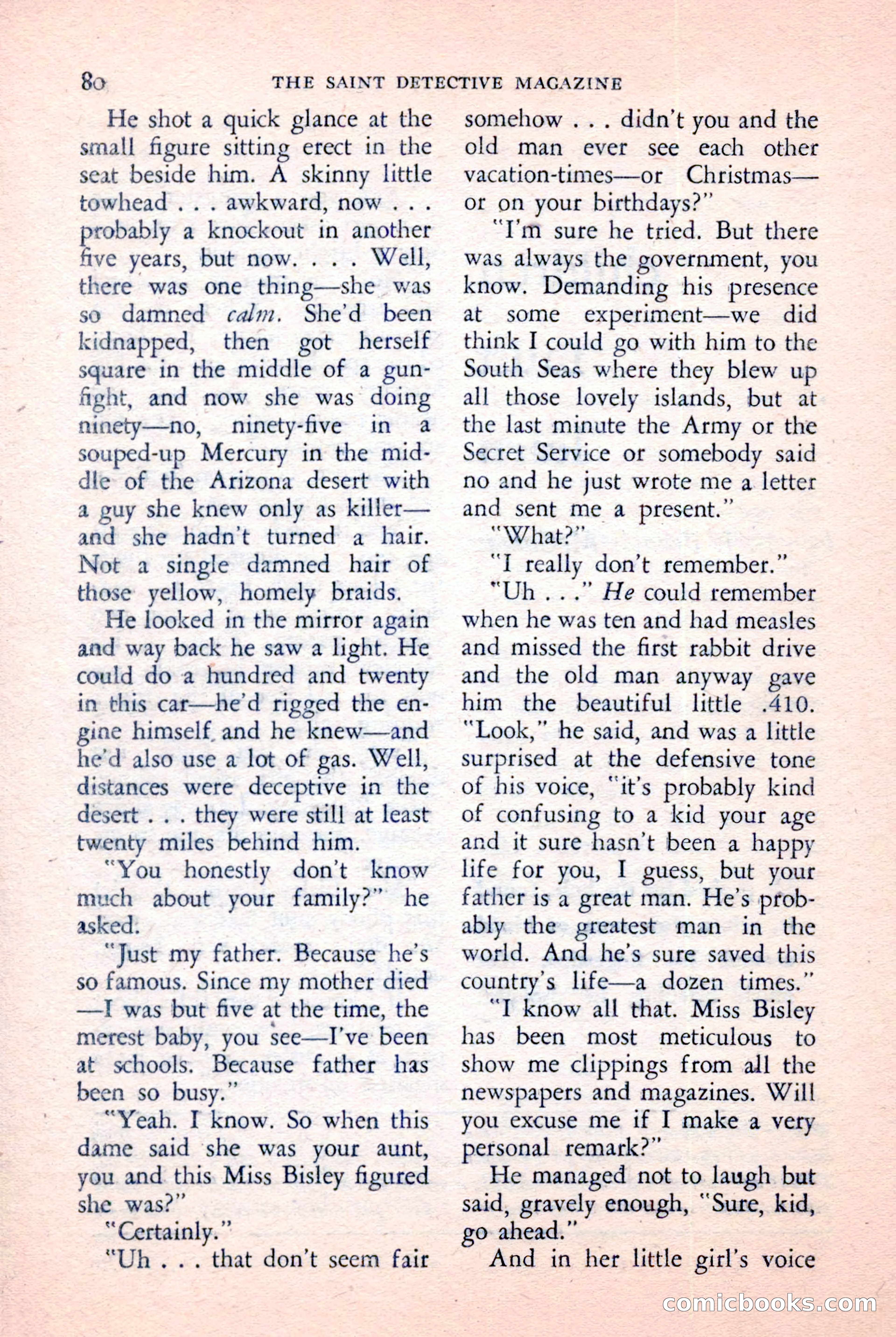 The Saint Detective Magazine, January 1957 — page 82 of 148