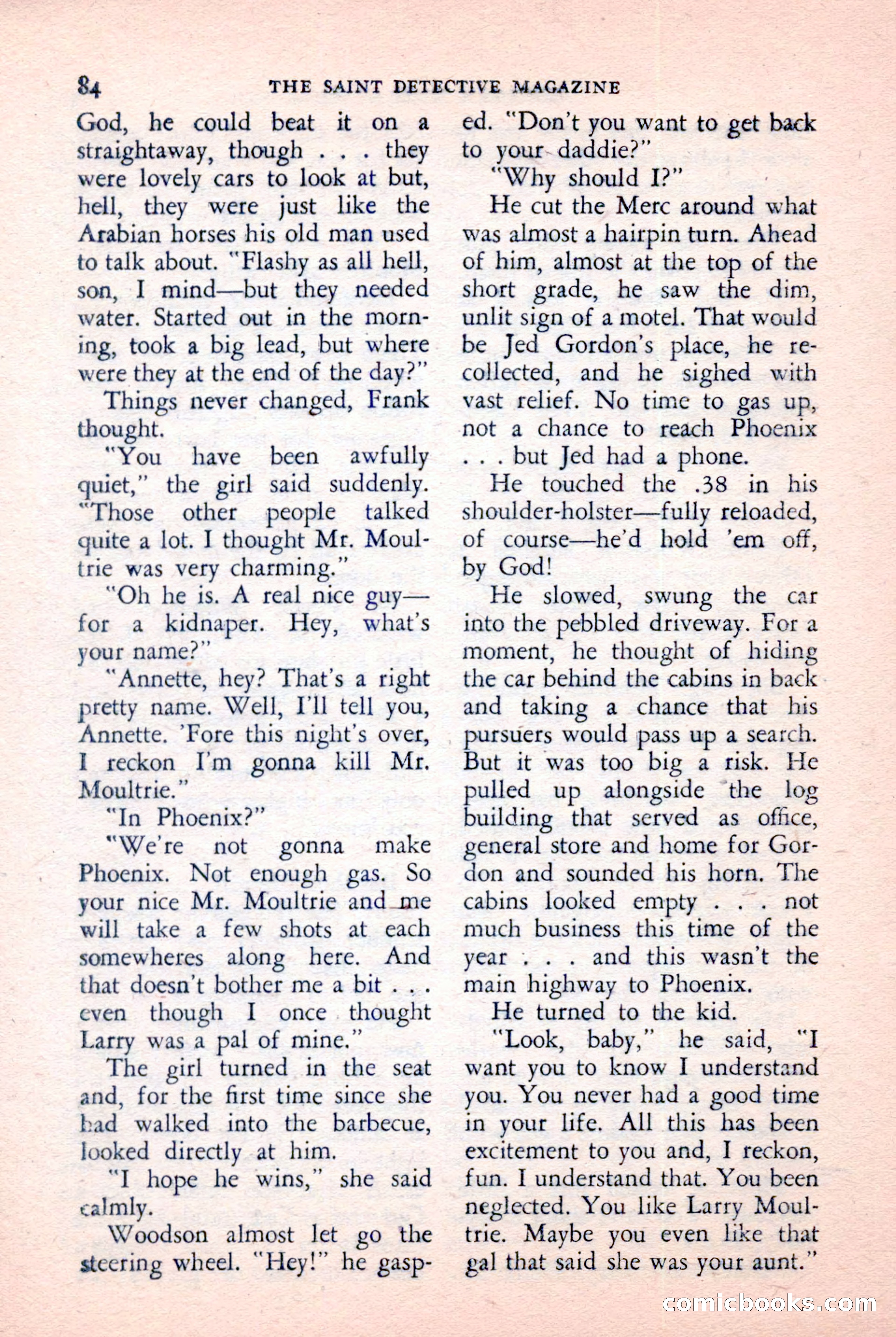 The Saint Detective Magazine, January 1957 — page 86 of 148