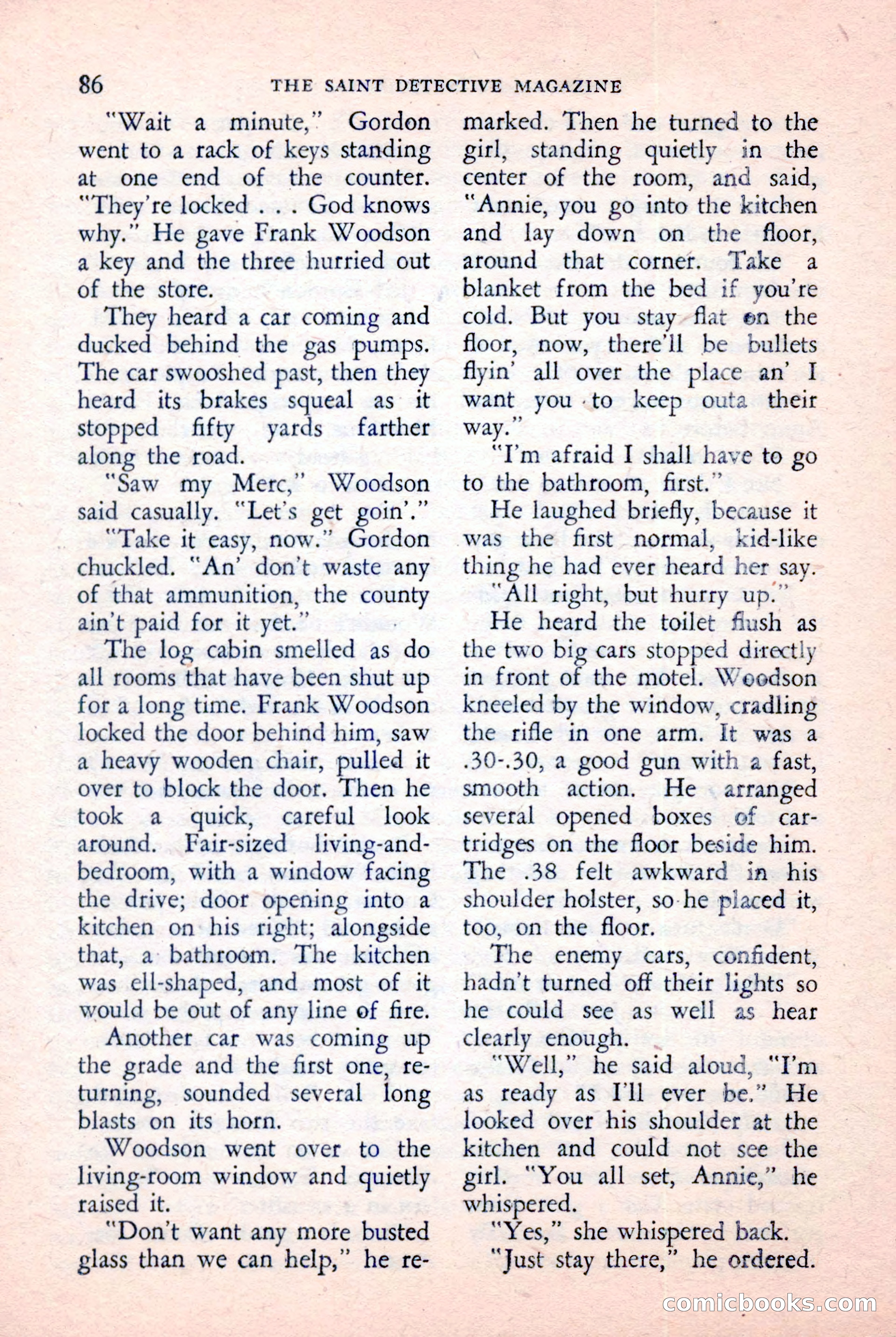The Saint Detective Magazine, January 1957 — page 88 of 148