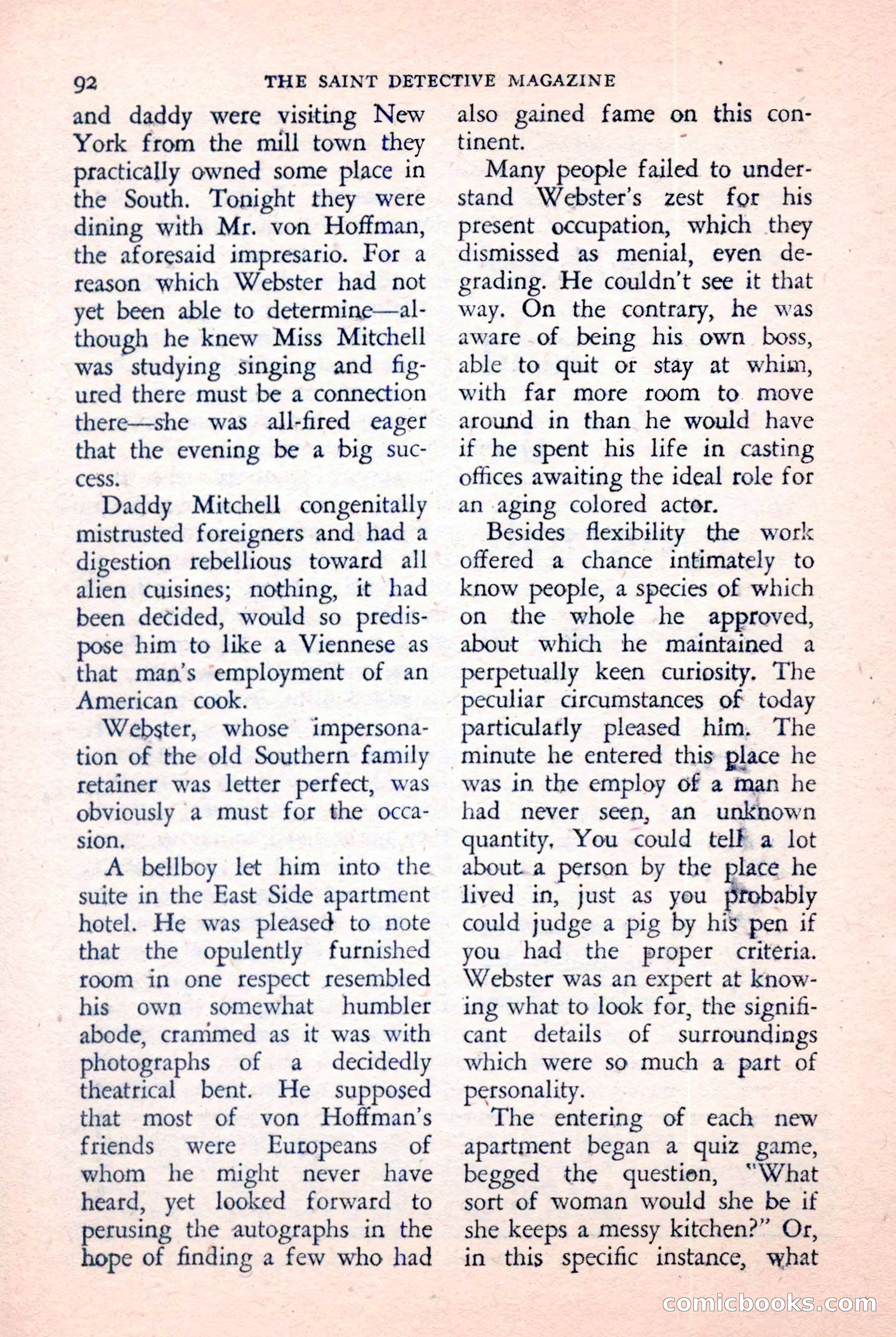 The Saint Detective Magazine, January 1957 — page 94 of 148