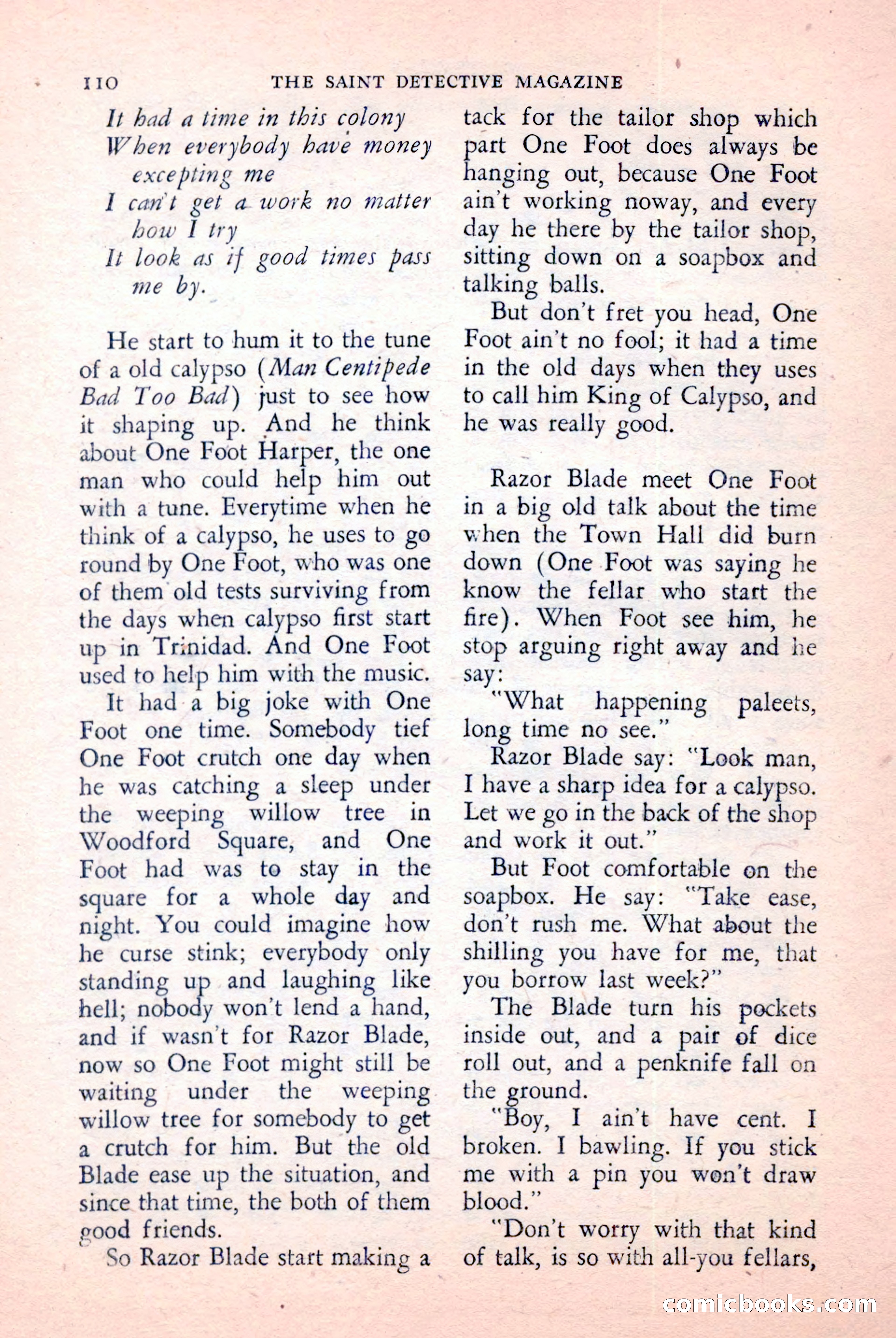The Saint Detective Magazine, January 1957 — page 112 of 148
