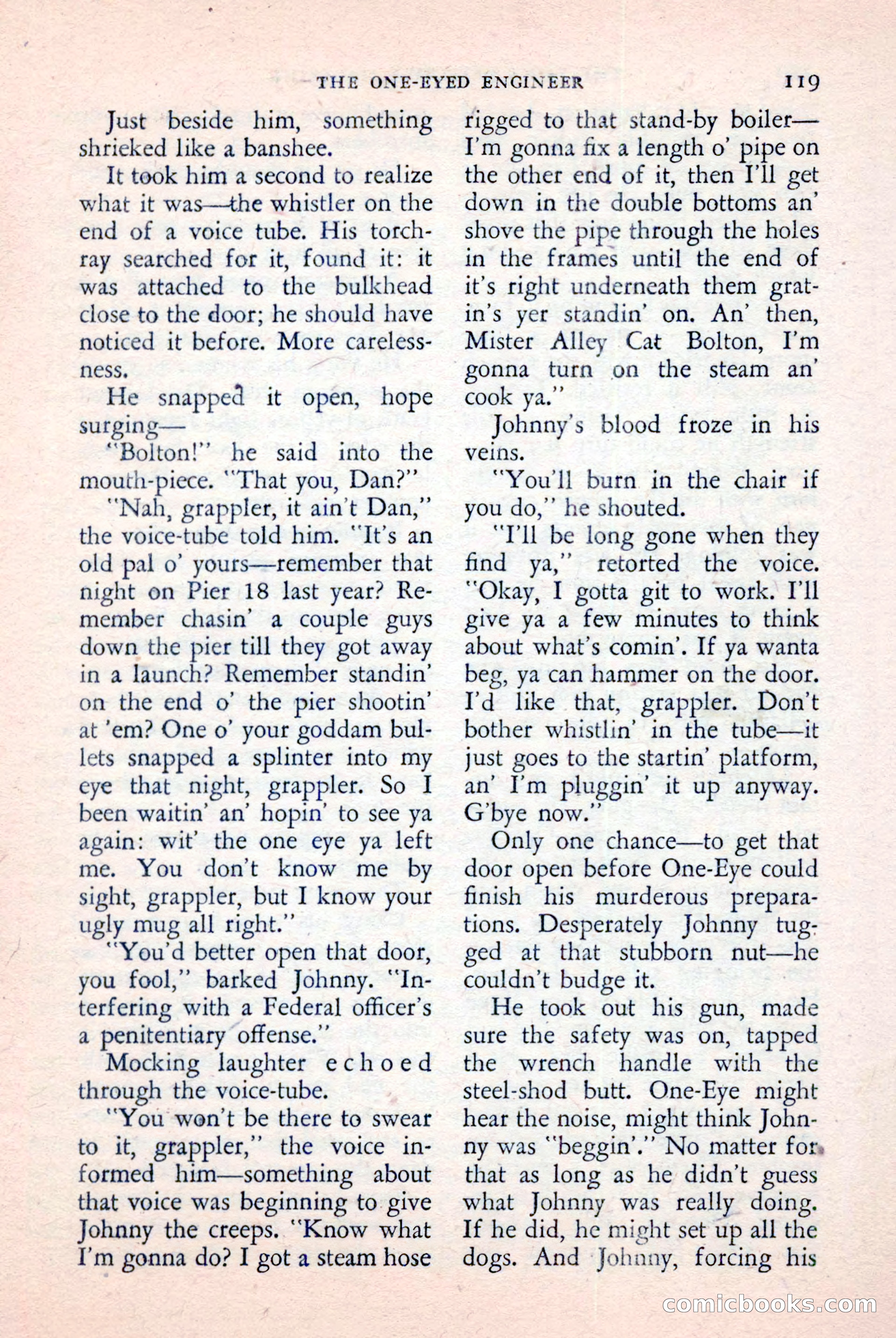 The Saint Detective Magazine, January 1957 — page 121 of 148