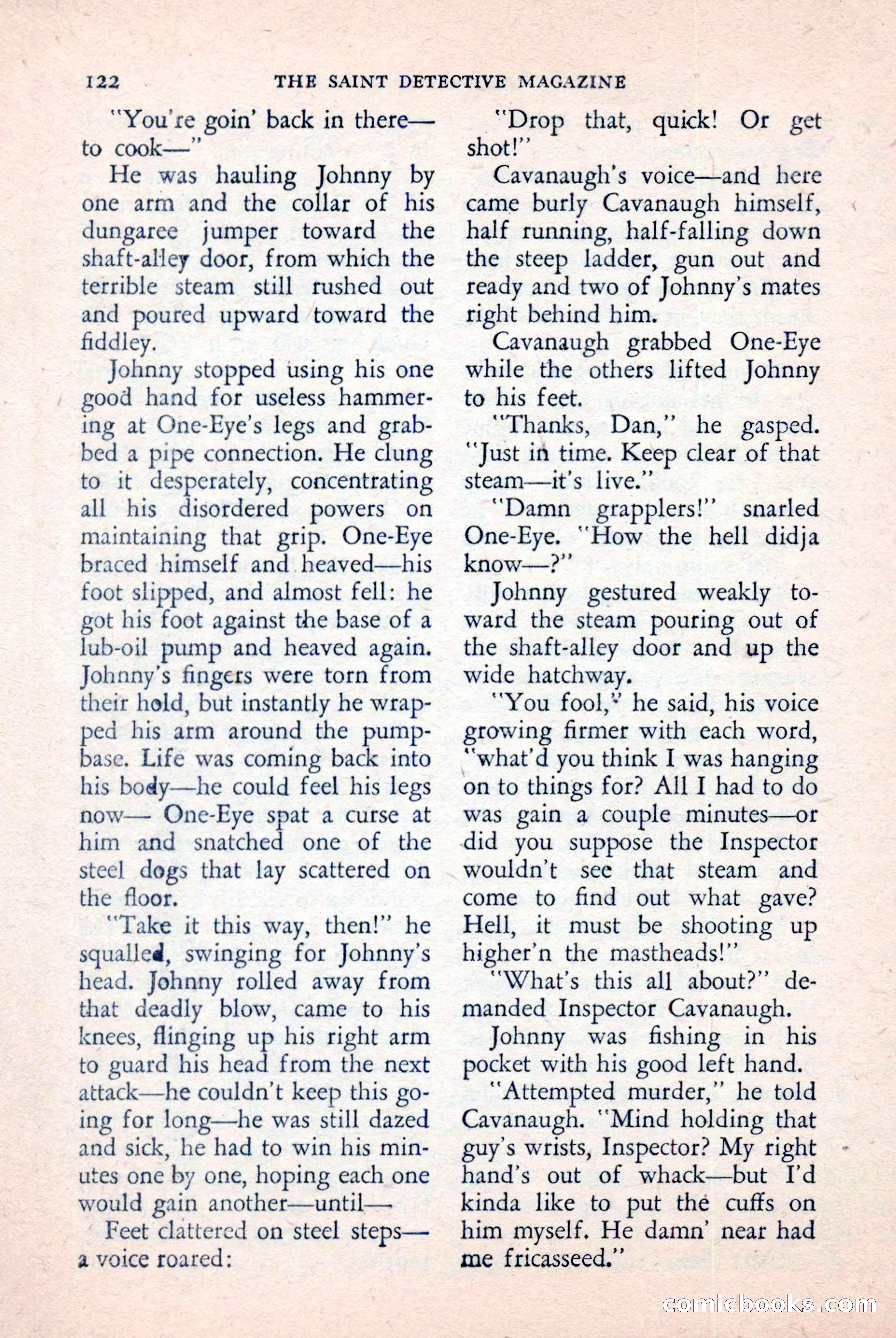 The Saint Detective Magazine, January 1957 — page 124 of 148