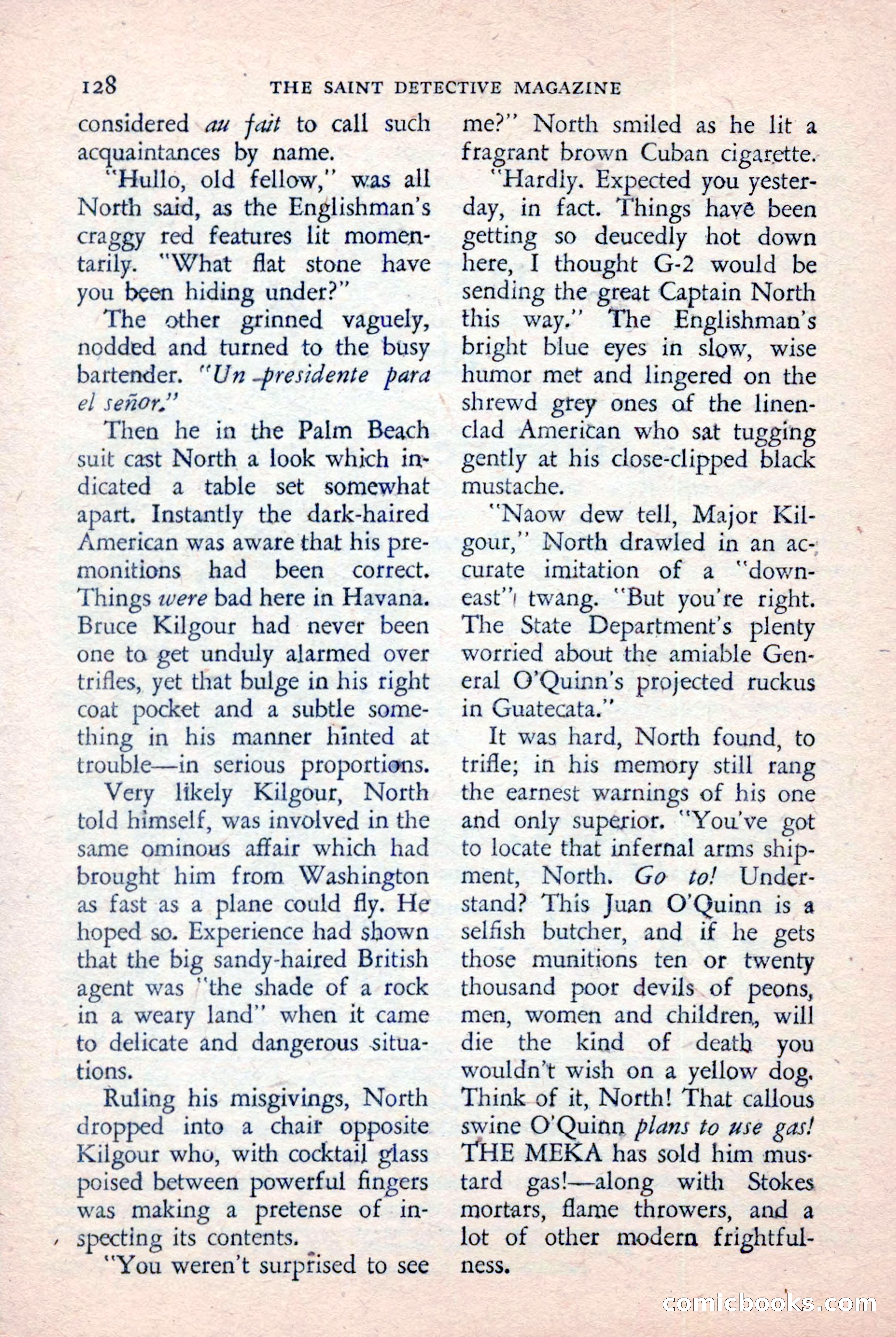 The Saint Detective Magazine, January 1957 — page 130 of 148