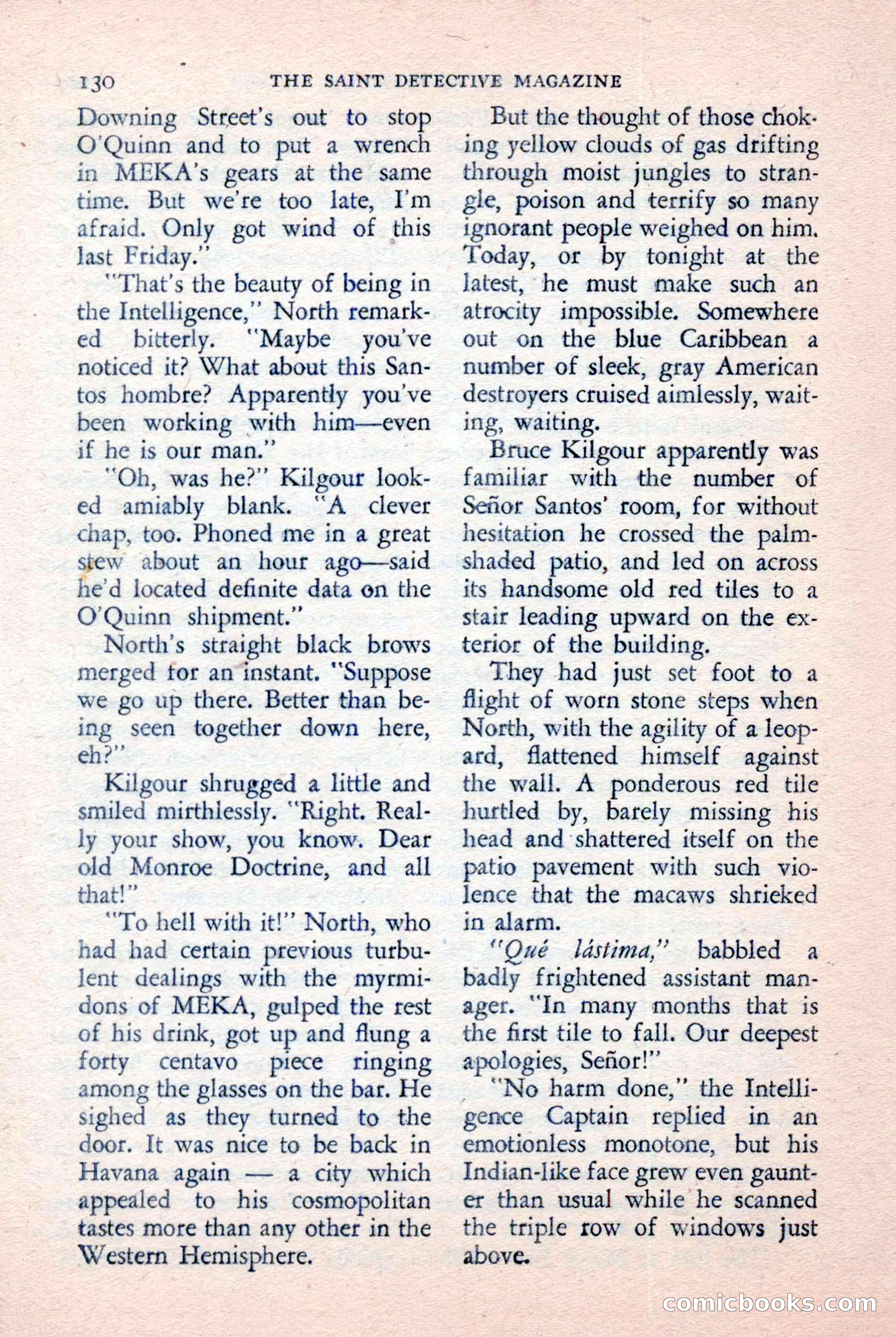 The Saint Detective Magazine, January 1957 — page 132 of 148