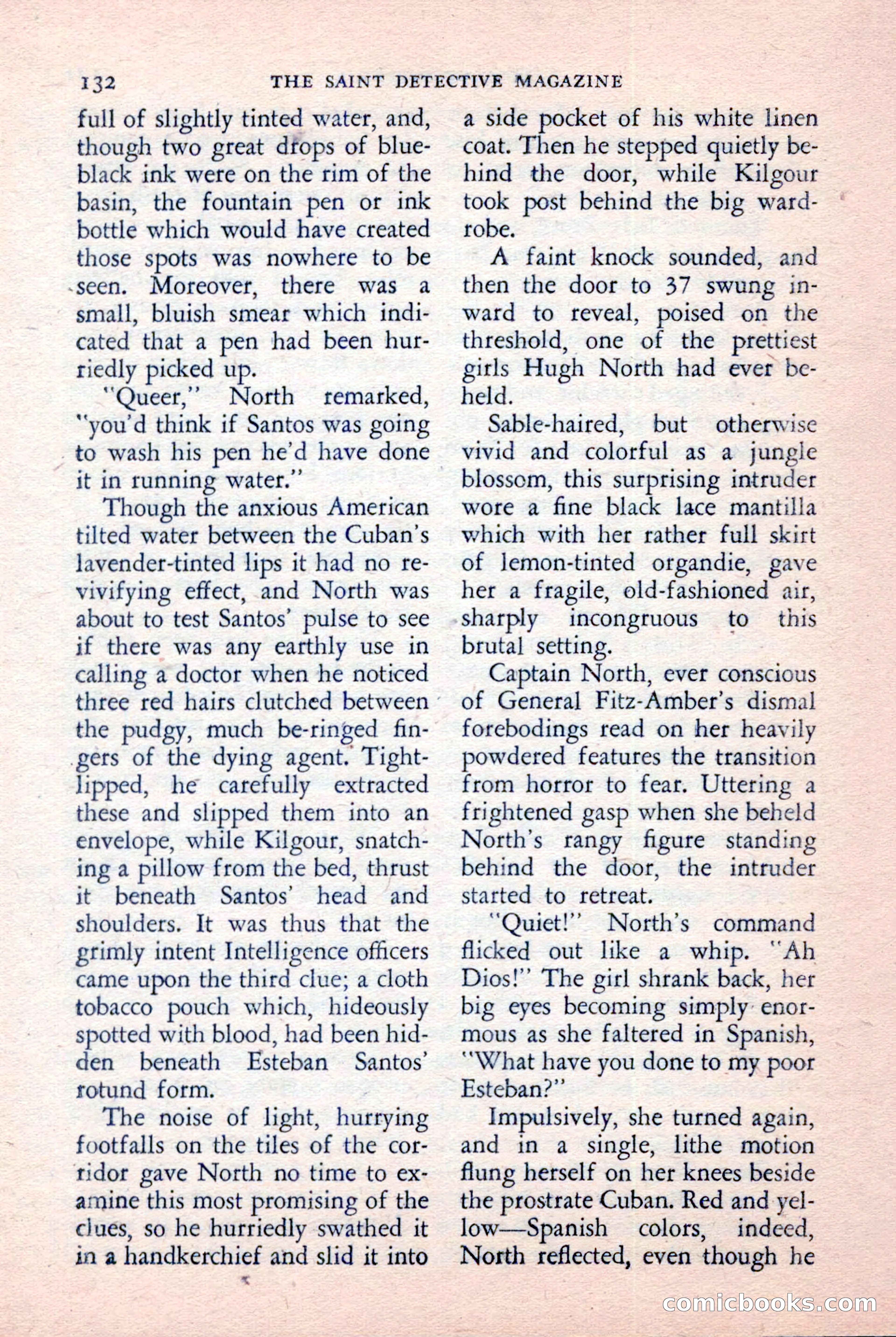 The Saint Detective Magazine, January 1957 — page 134 of 148