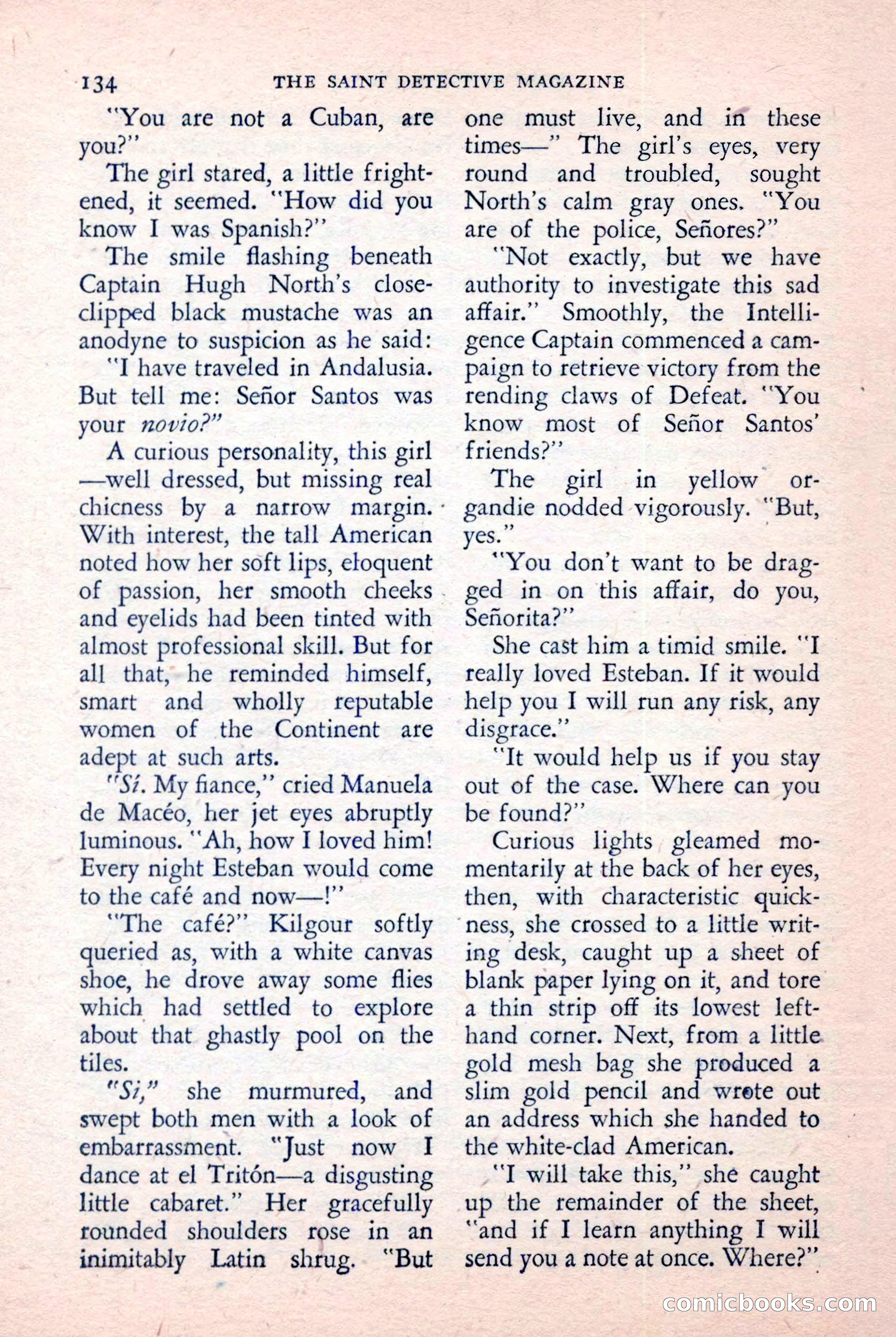 The Saint Detective Magazine, January 1957 — page 136 of 148