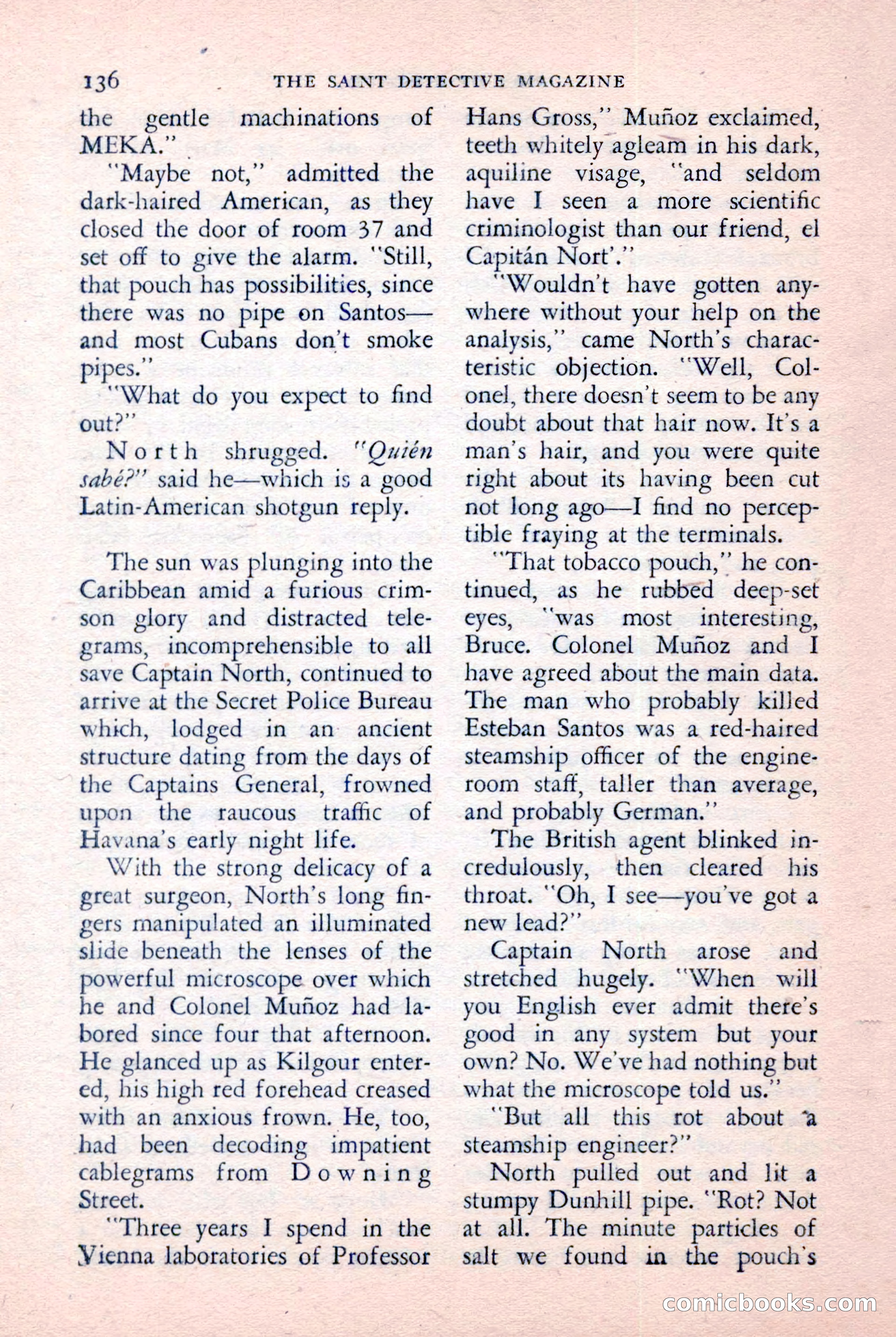 The Saint Detective Magazine, January 1957 — page 138 of 148